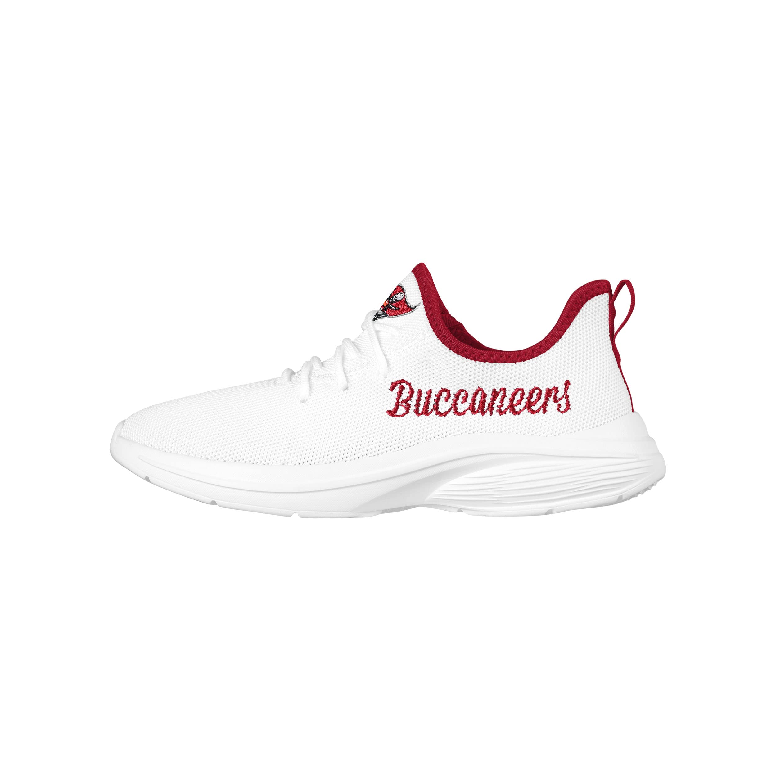 FOCO NFL Womens NFL Team Logo White Athletic Shoes Sneakers