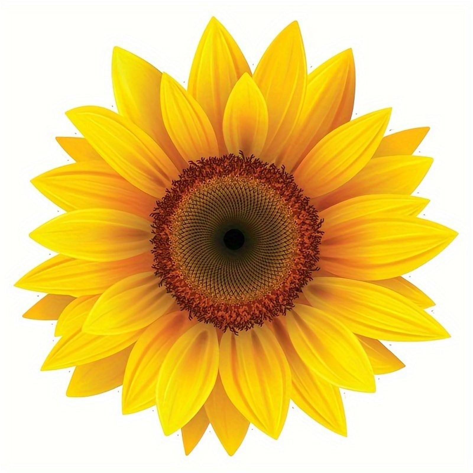 HAfgDJ 1pc Cool Sunflower Waterproof Sticker Decal for Car Laptop Wall Window Bumper Motorcycle