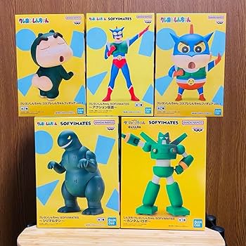 クレヨンしんちゃん　アクション仮面　カンタムロボ　シリマルダシ　ソフビセット Amazon.co.jp: クレヨン しんちゃん アクション仮面