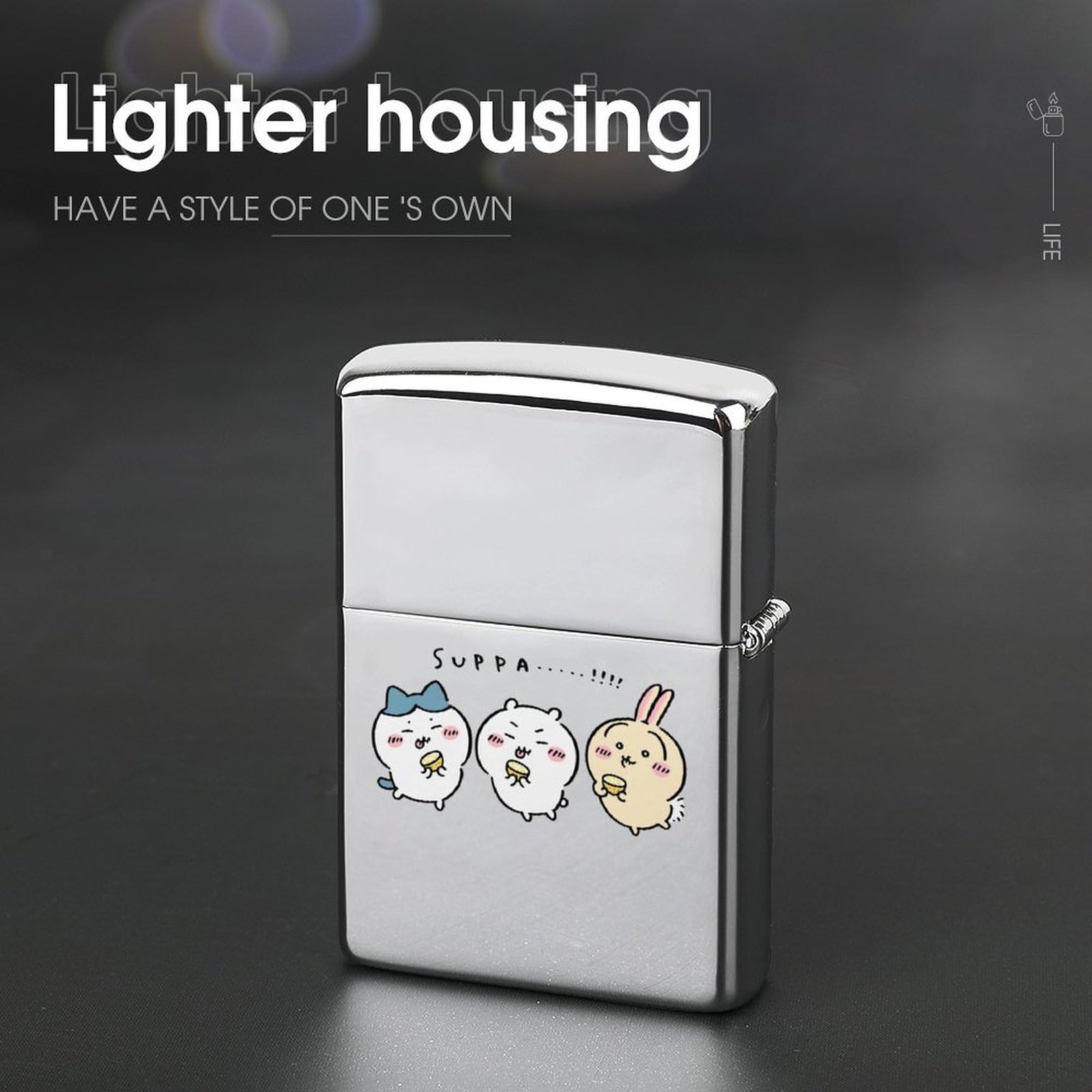 装飾的ライターケースとスマホケースセット Amazon.co.jp: ライターケース ちいかわ ZIPPO ジッポー ライター専用
