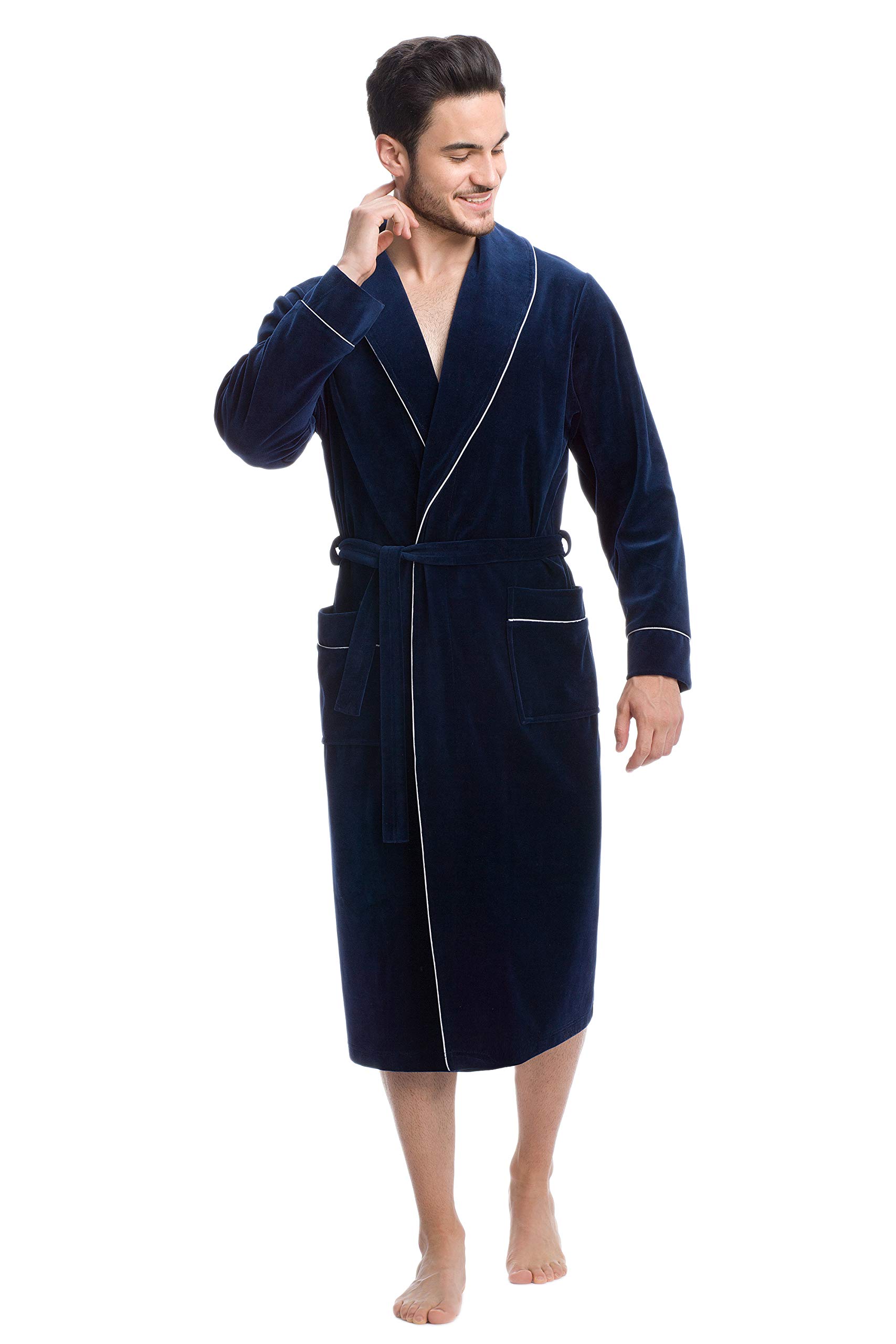 LEVERIE edler und hochwertiger Herren Morgenmantel/Bademantel, made in EU, verschiedene Modelle
