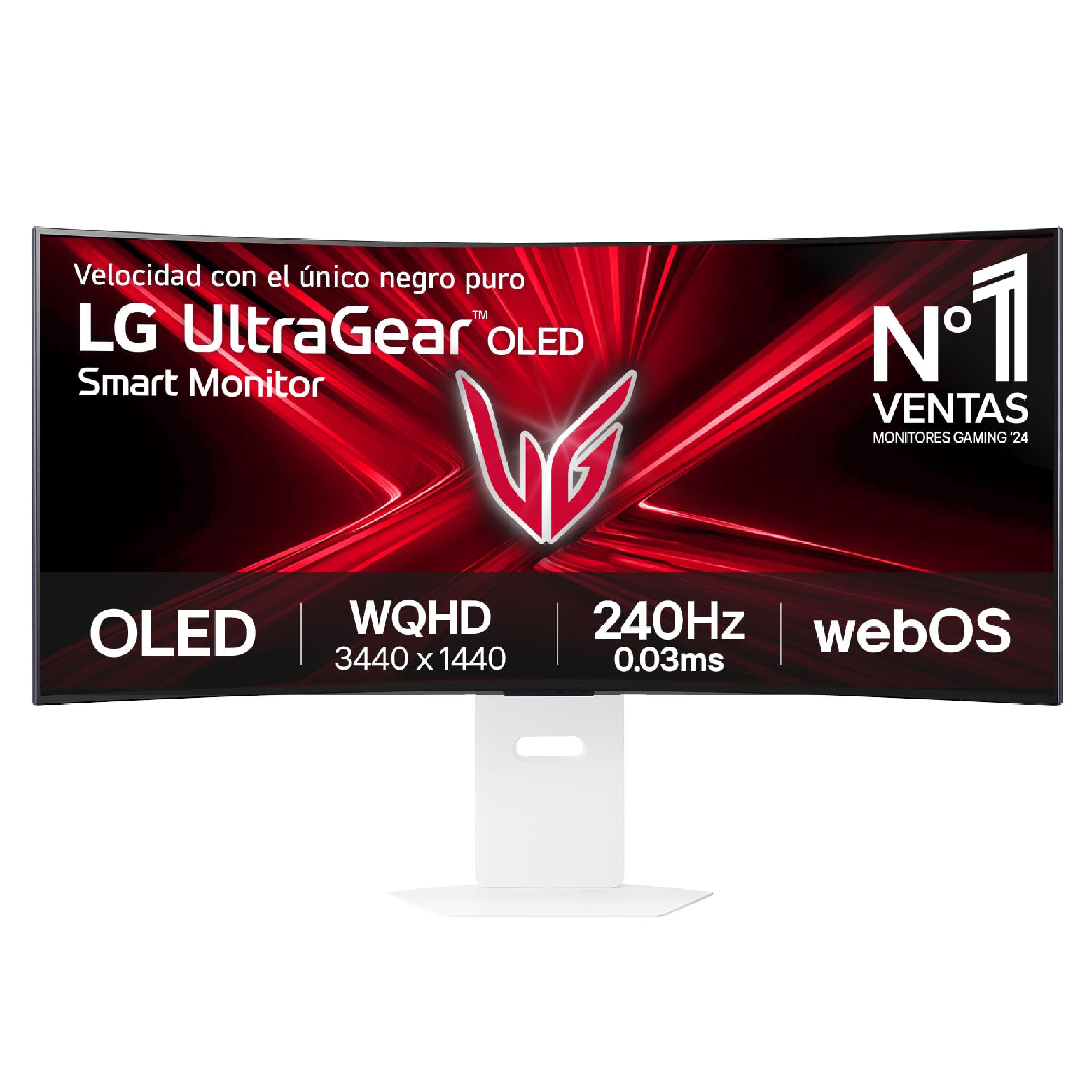 LG 27GX790A-B - Monitor Gaming Ultragear 27", Panel OLED, QHD (2560x1440), 16:9, 480Hz, 0.03ms, G-Sync Compatible, FreeSync Premium Pro, Pivotable, Morado Grisáceo — view 24