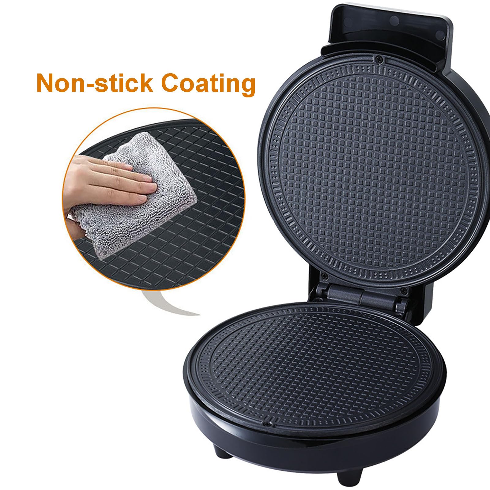 Máquina para hacer conos de gofre, rollitos de huevo antiadherentes, bandeja eléctrica para hornear conos de helado de 1000 W, herramienta de cocina para hacer crepes y sándwiches