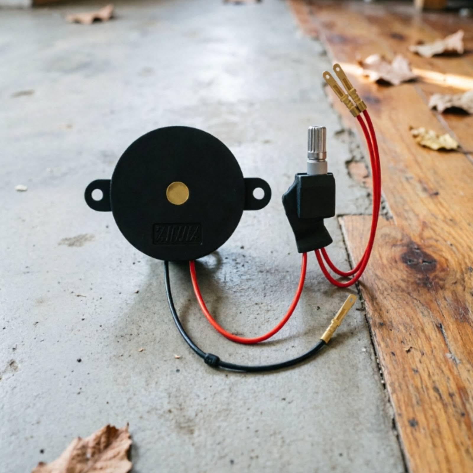 4 Pièces Avertisseur de Clignotant Flasher Rappel Sonore de Direction Ajustable 120db Structure Plastique et Cuivre Stabilité par Tous TEM, 5 pièces