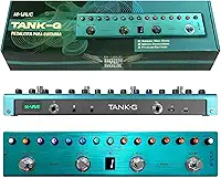 M-VAVE VEDO Tank G Pedal de Guitarra Multi-Efeitos, Effects pedaleira guitarra Reverb Delay MOD AMP Bateria lítio cuvave/mvave Recarregável, 36 Presets, 9 amp, 8 IR Cab Slots, 3 Simulação, Delay