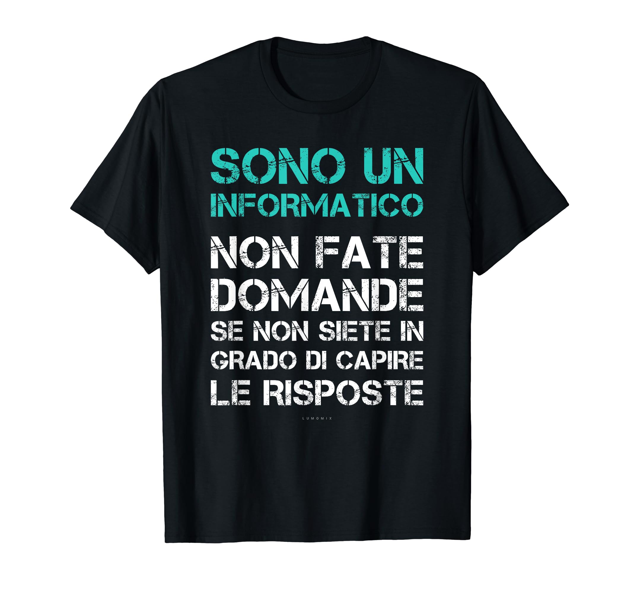 T-Shirt Laurea Informatica IMage - Regalo Originale Per Laureato, 100% Cotone Premium, Made In Italy, Taglie Uomo Donna Bambino