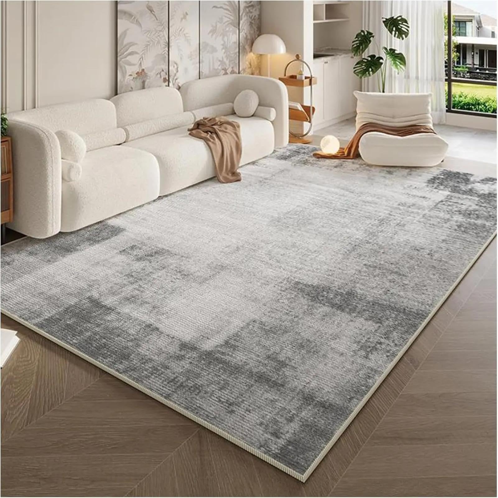 Tapis de luxe de style crème 120x200 cm antidérapant SJR-2