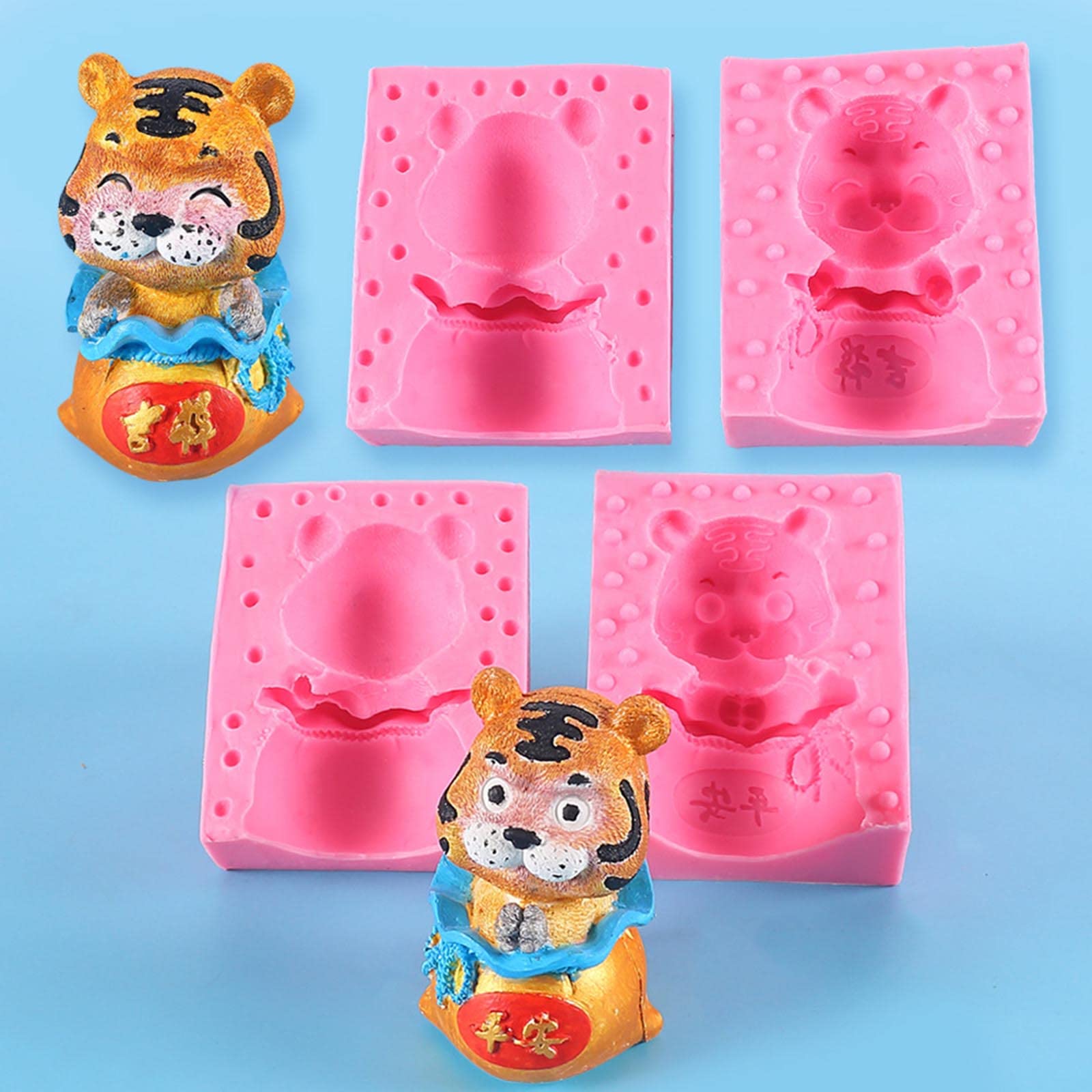 Moldes de fondant en forma de 3D, moldes de chocolate, decoración de pasteles, regalos para los amantes de la repostería
