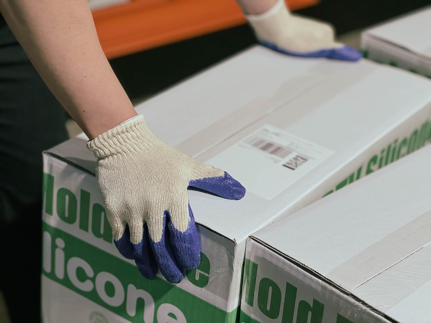 SAVER Large 240 Pairs Latex Double Heavy Coated Work Gloves for Construction and Heavy Duty