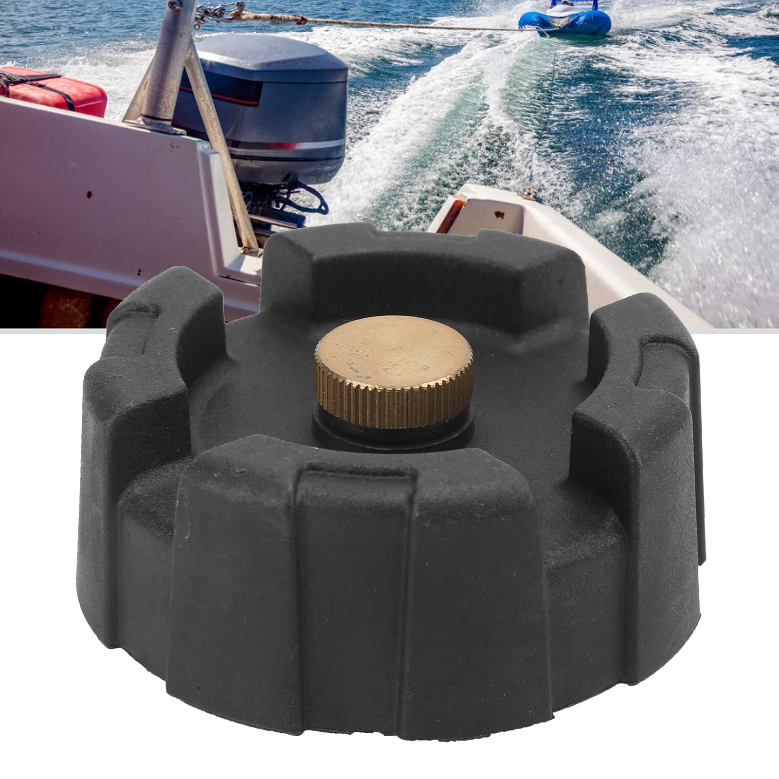 Bootstank Tankdeckel Boot, Universal Marine Bootstank Tankdeckel ABS-Kunststoff Außenbordmotor Motor Heizöltankdeckel
