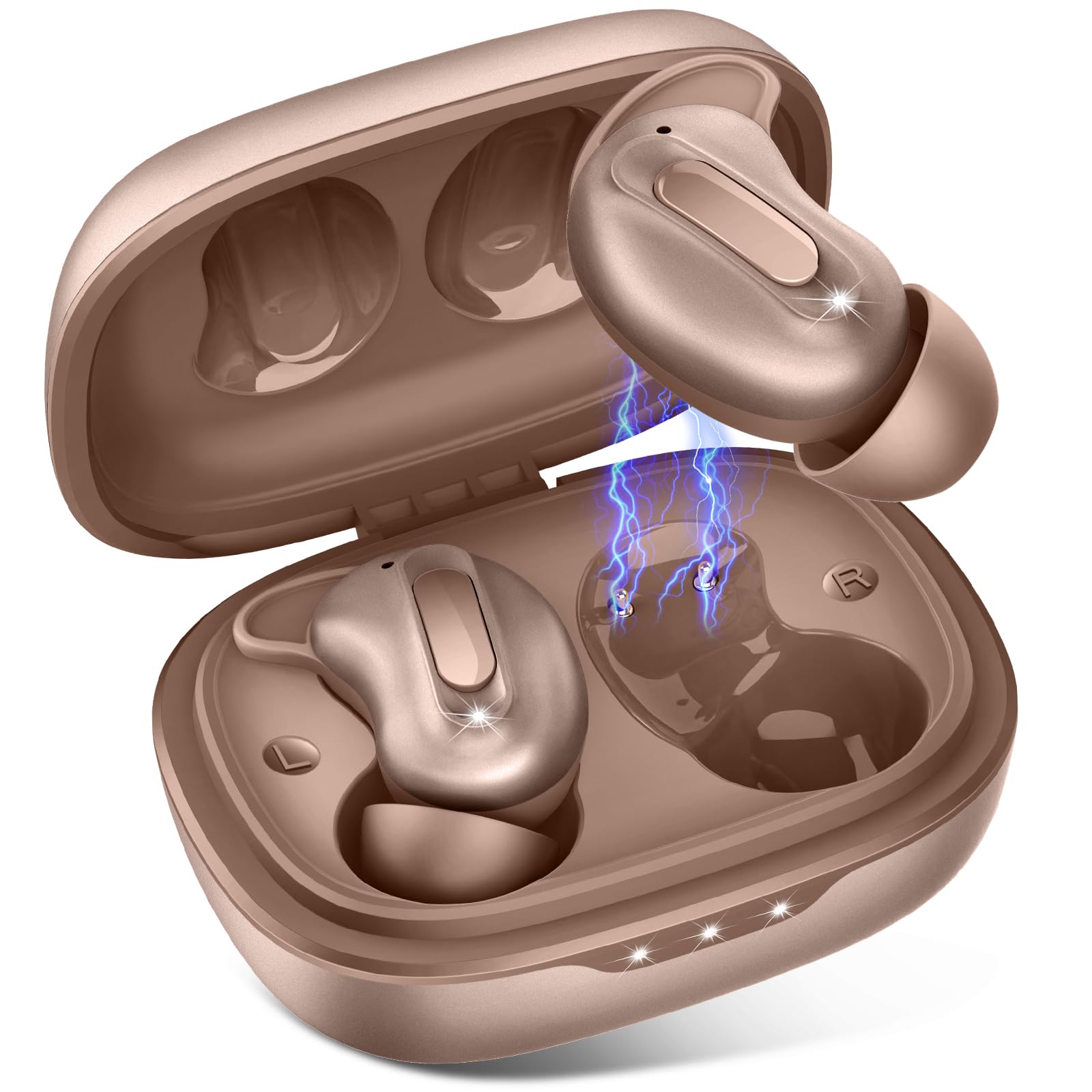 Niderson D20 Mini ANC Sleep Earbuds in Rose Gold