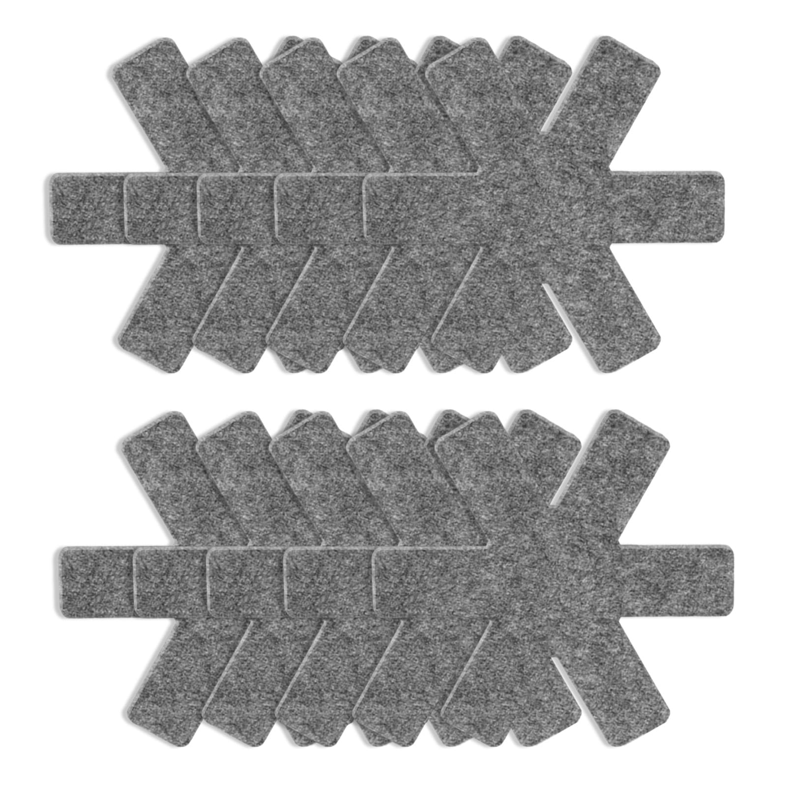 10 unidades de protectores de sartenes de fieltro contra arañazos - Protección para apilamiento de sartenes, ollas y cuencos revestidos - 20 cm de protección para ollas gris - Separador de sartenes y