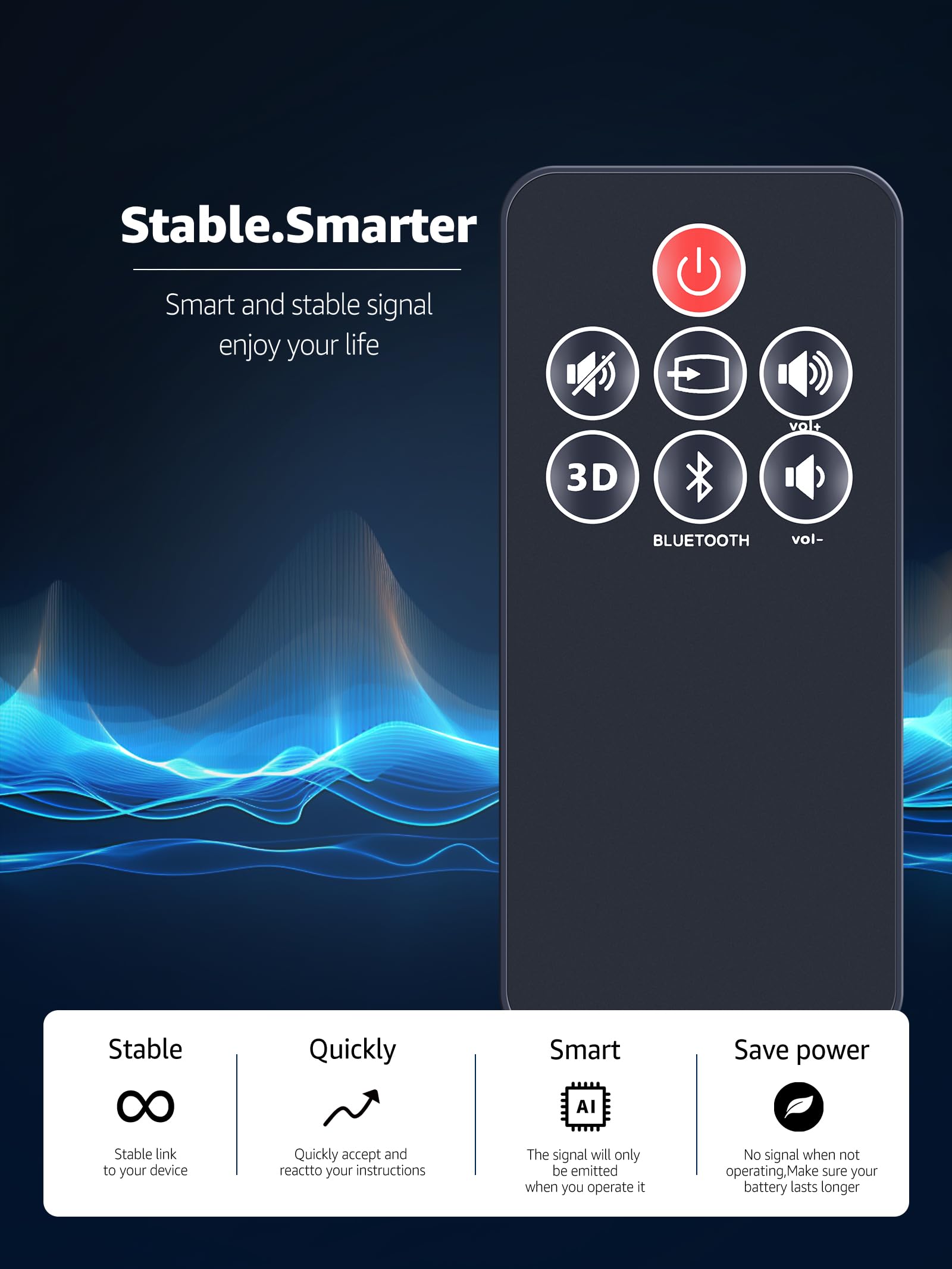 Télécommande Pour Klipsch R10B R20B R-10B R-20B ICON SB1 SB3 CS30