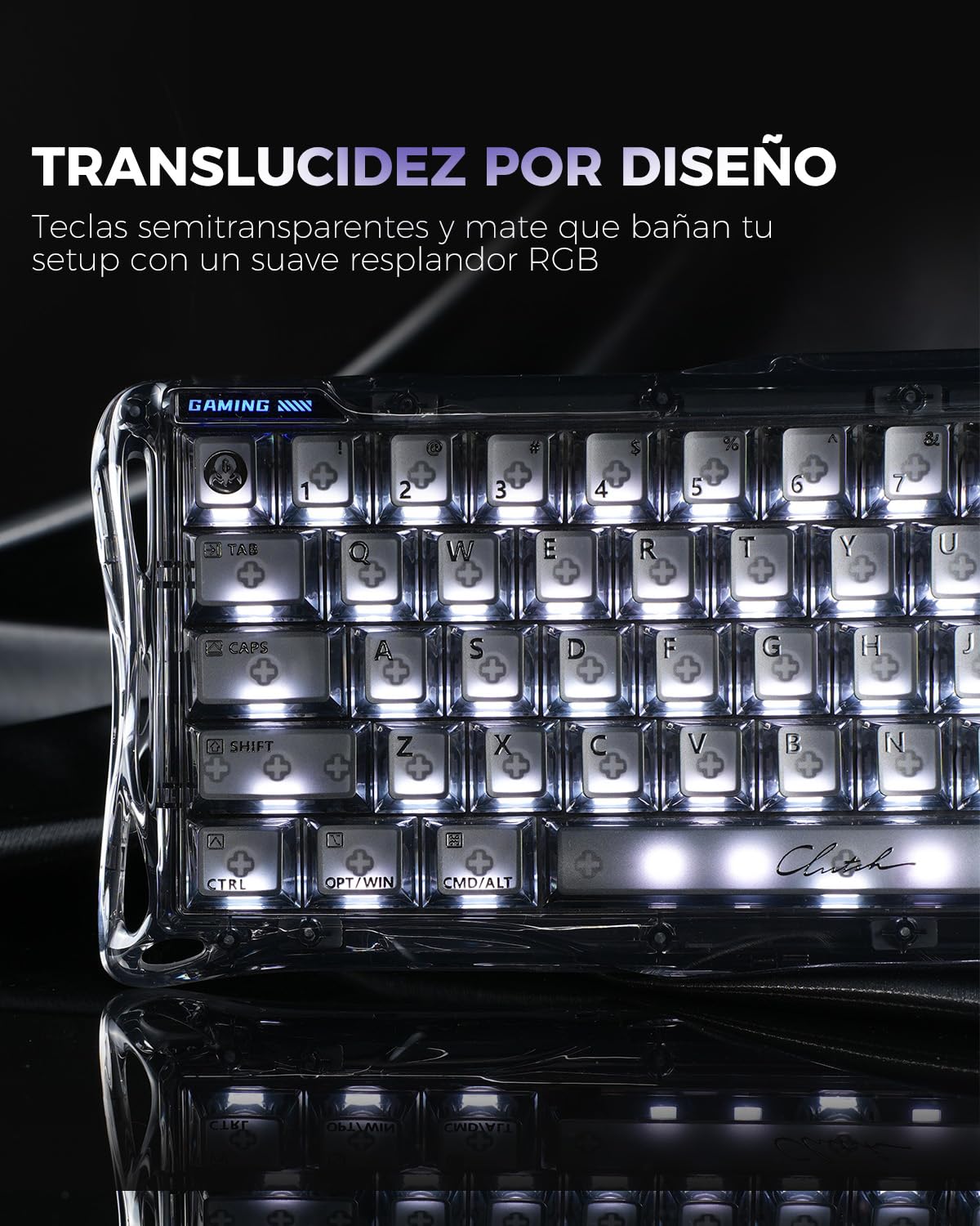 GravaStar Mercury V60 Teclado Gaming Magnético, 8000Hz Polling