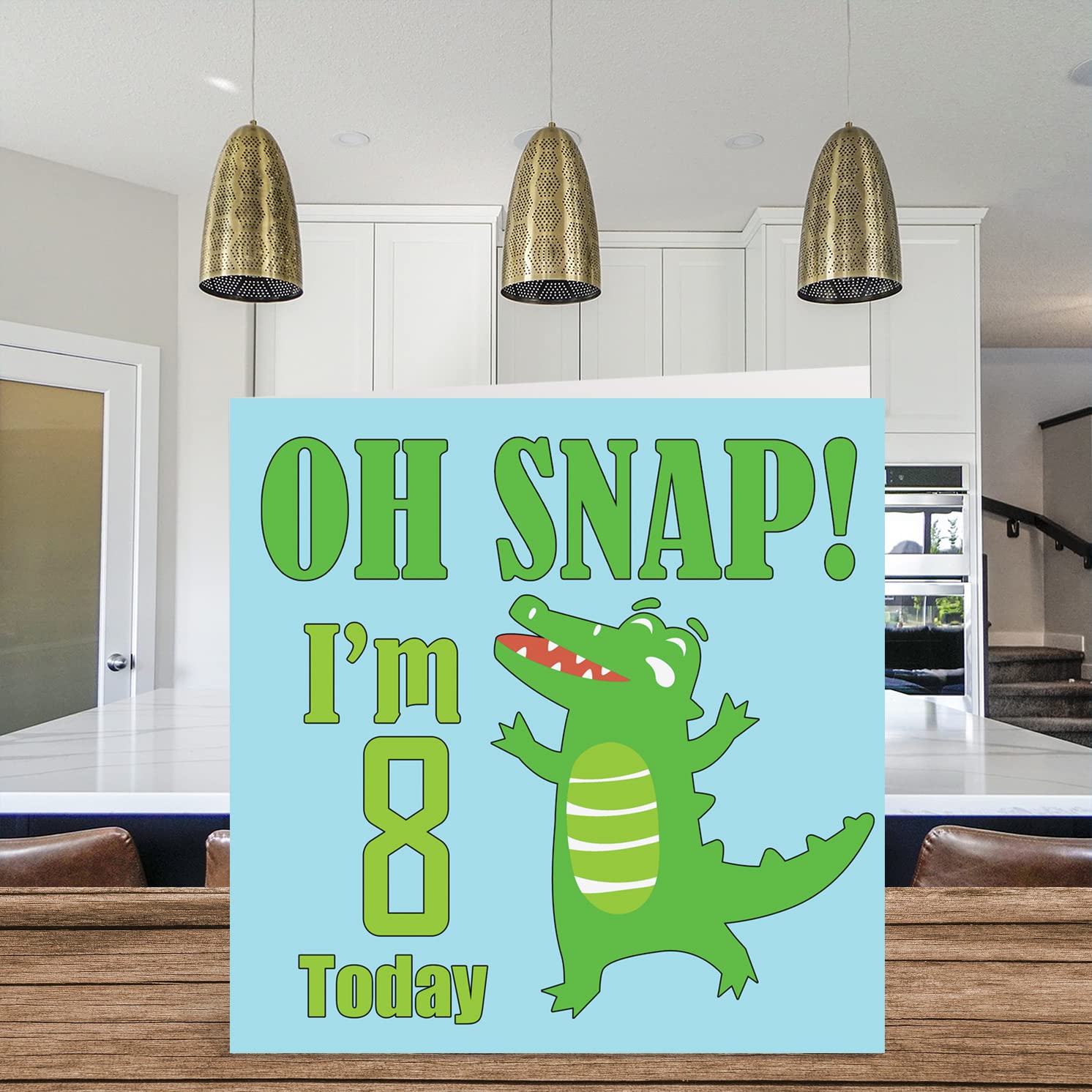 Carte D'anniversaire 3 Ans Pour Garçon – Oh Snap! Crocodile – Carte D'anniversaire Pour Garçon De 3 Ans, Cartes Pour Lui, Carte De Vœux Pour Fils, Frère, Petit -fils, Neveu, Cousin, Dieu Fils