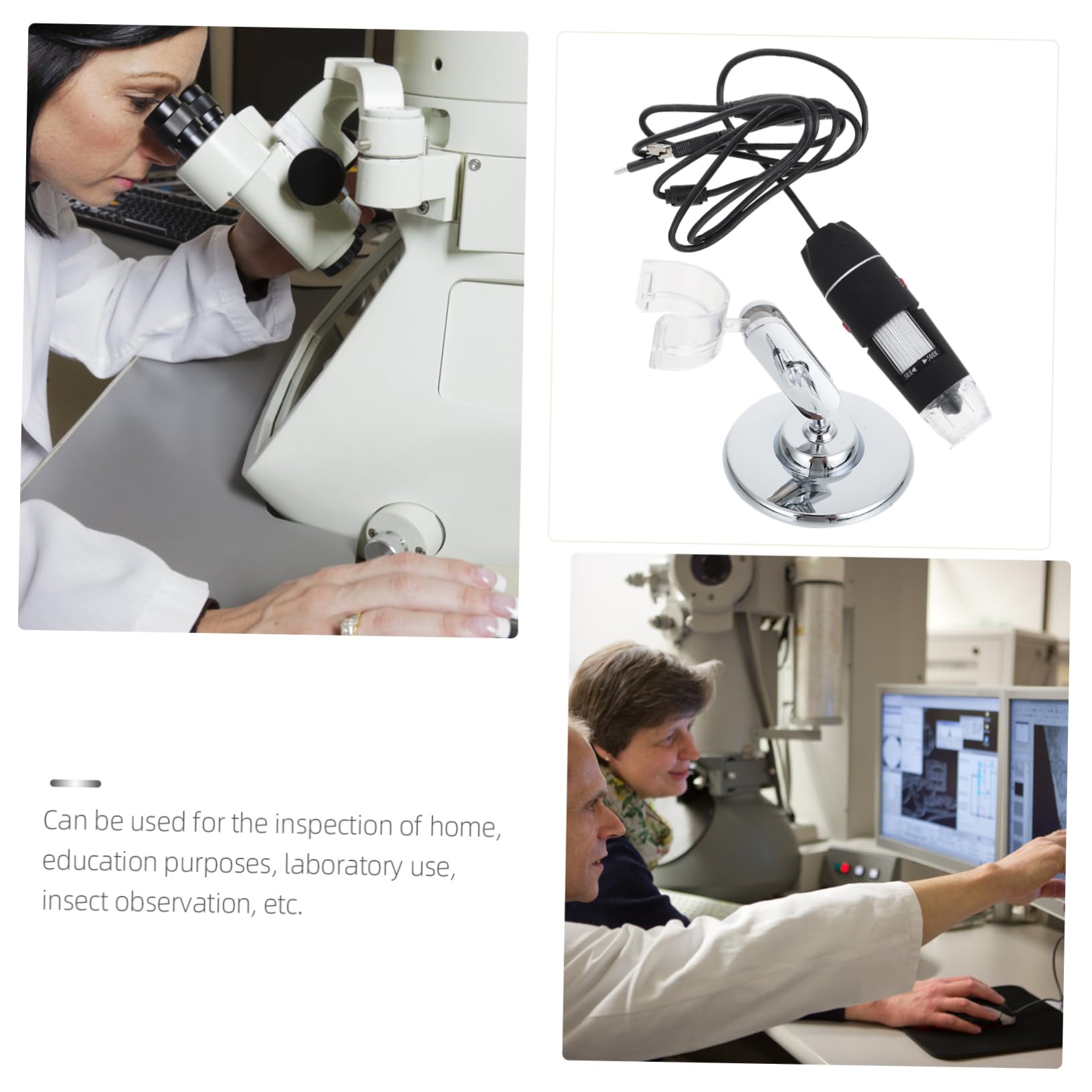 ARTIBETTER Teaching Tool 10x-40x Magnification Home Digital Microscope Cultivate Boys and Girls' Interest