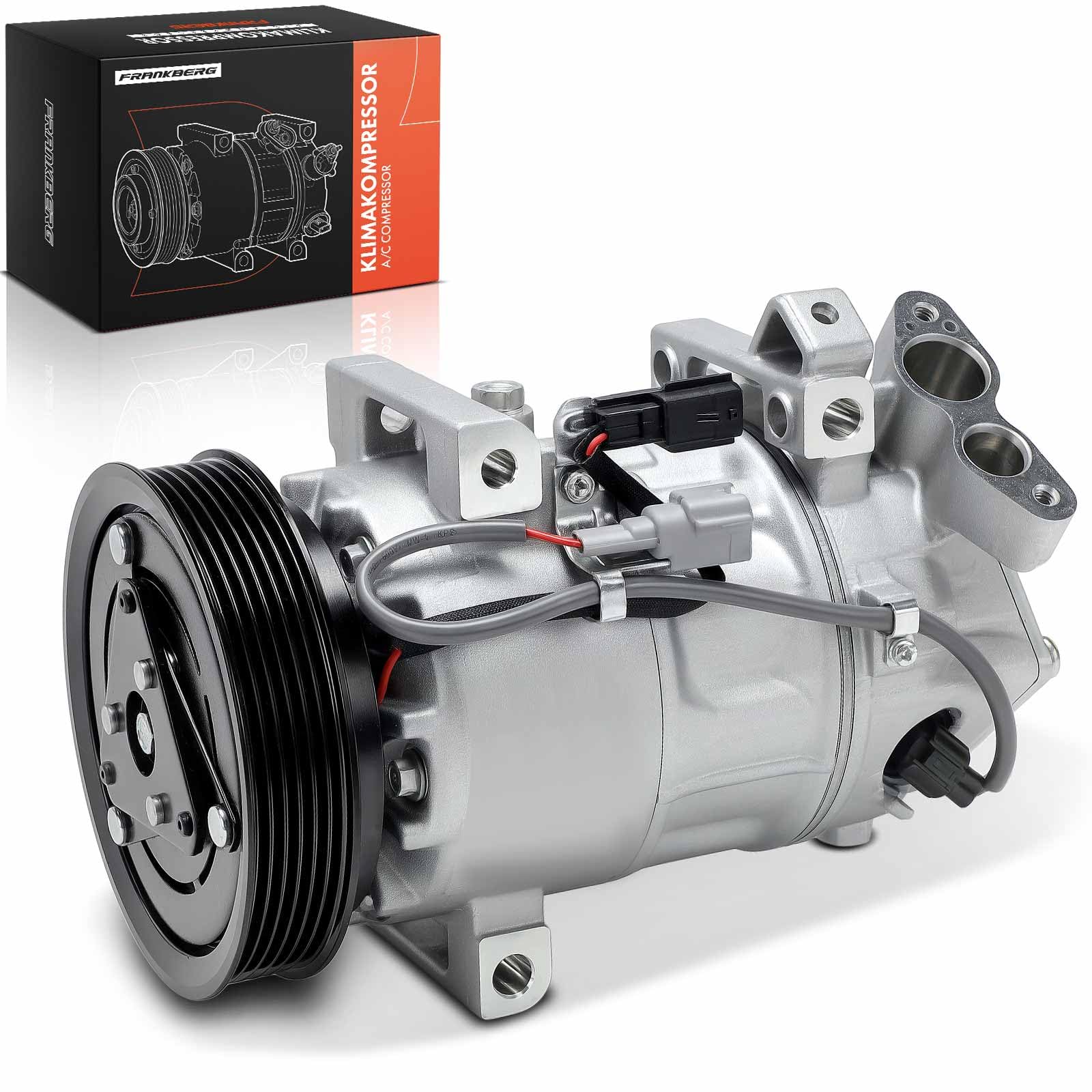 Frankberg Compressore aria condizionata frizione Diesel Compatibile Micra V K14 Clio IV BH Grandtour KH 8FK351115071 olio preconfezionato