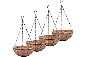 8 inch Wire Hanging Basket for Plants Outdoor