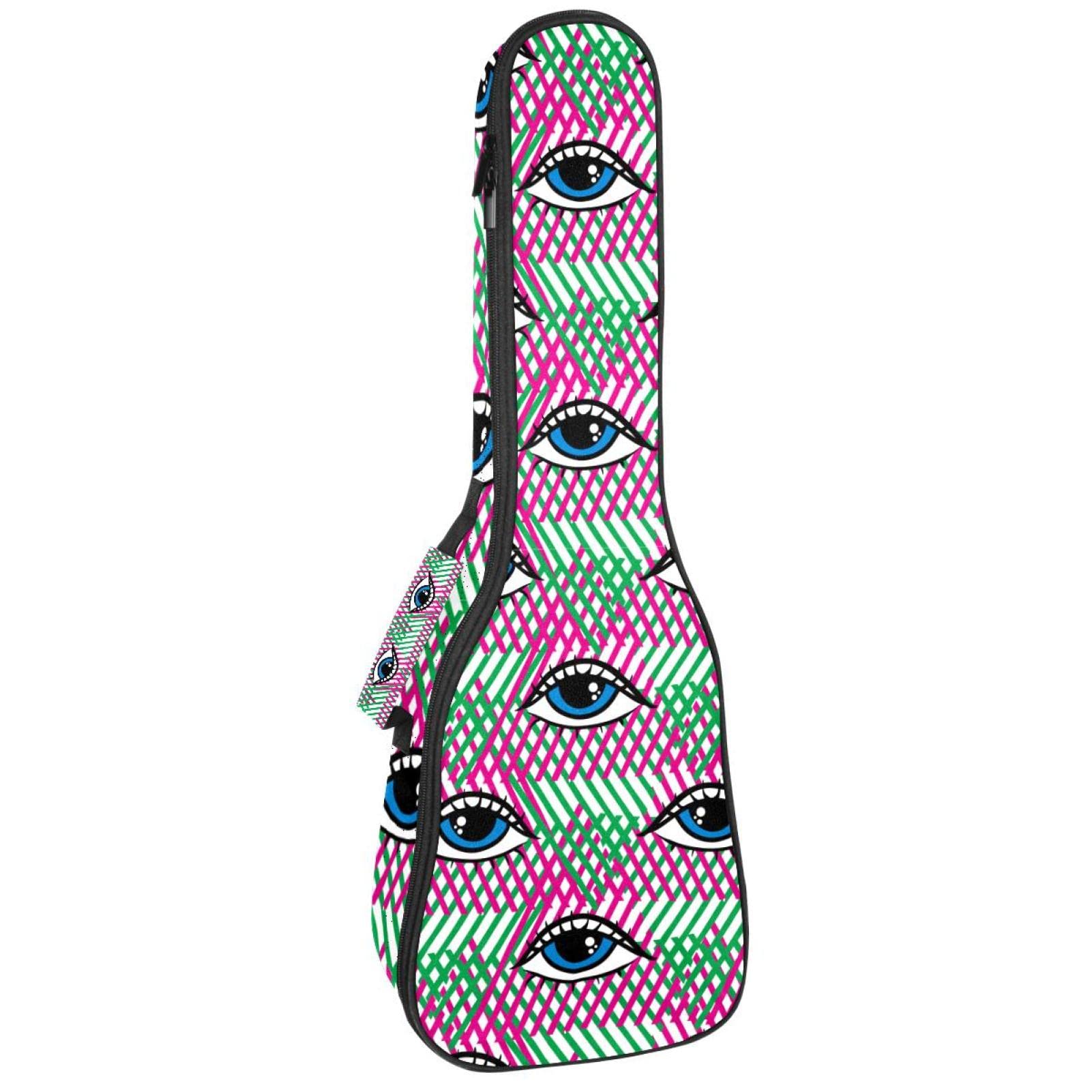 Sac robuste pour ukulélé concert matelassé avec poche accessoires