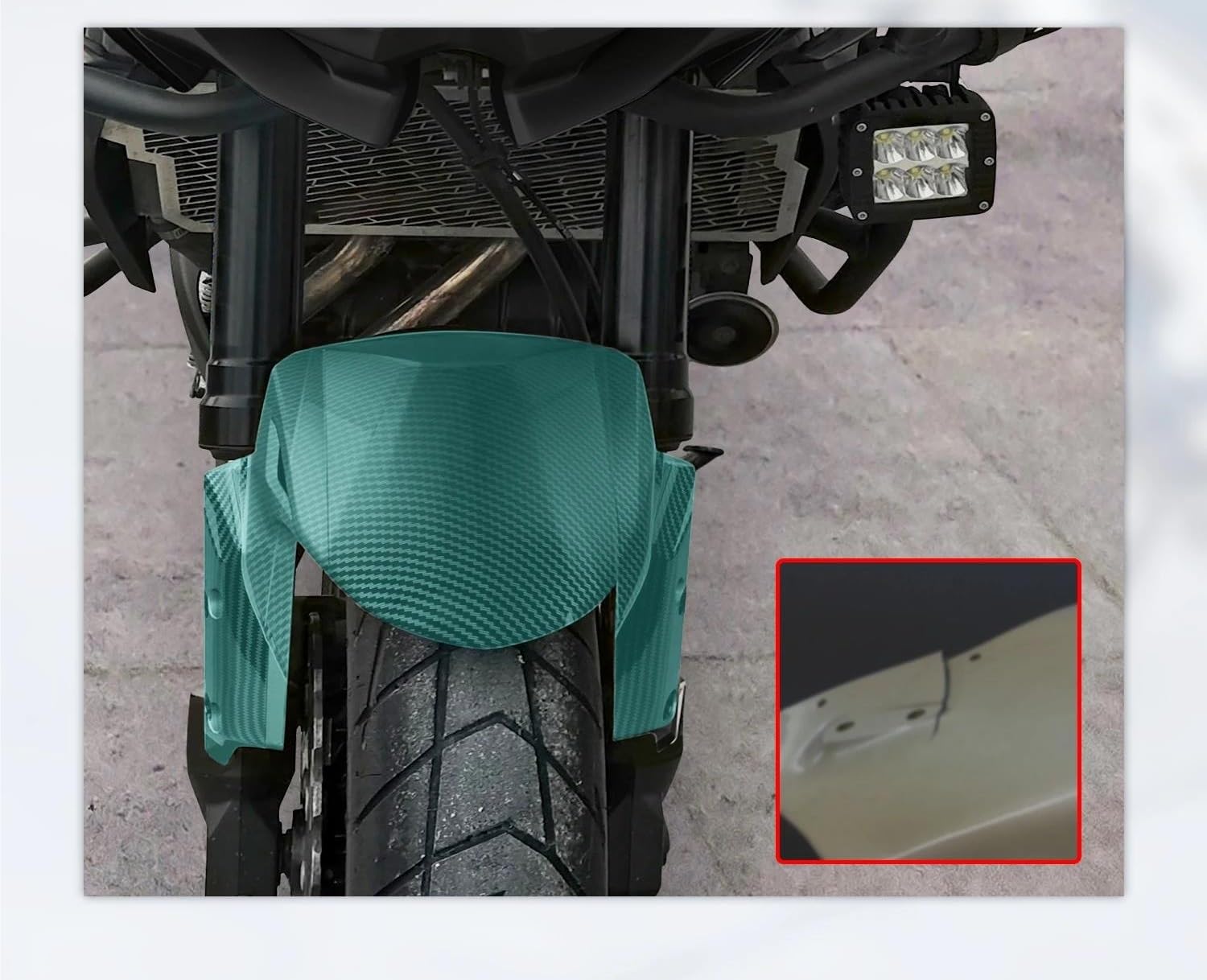 Parafango Carenatura Per Versys 650 Per Versys650 Per Versys-650 2015 2016 2017 2018 2019 2020 2021 Parafango Anteriore Parafango(Unpainted)