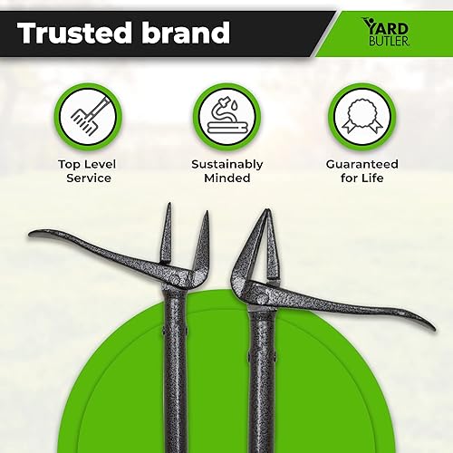 Miniatura 3 de Yard Butler Herramienta de extracción de malezas de pie, solución para problemas de deshierbe, extractor de diente de león de pie y herramienta de