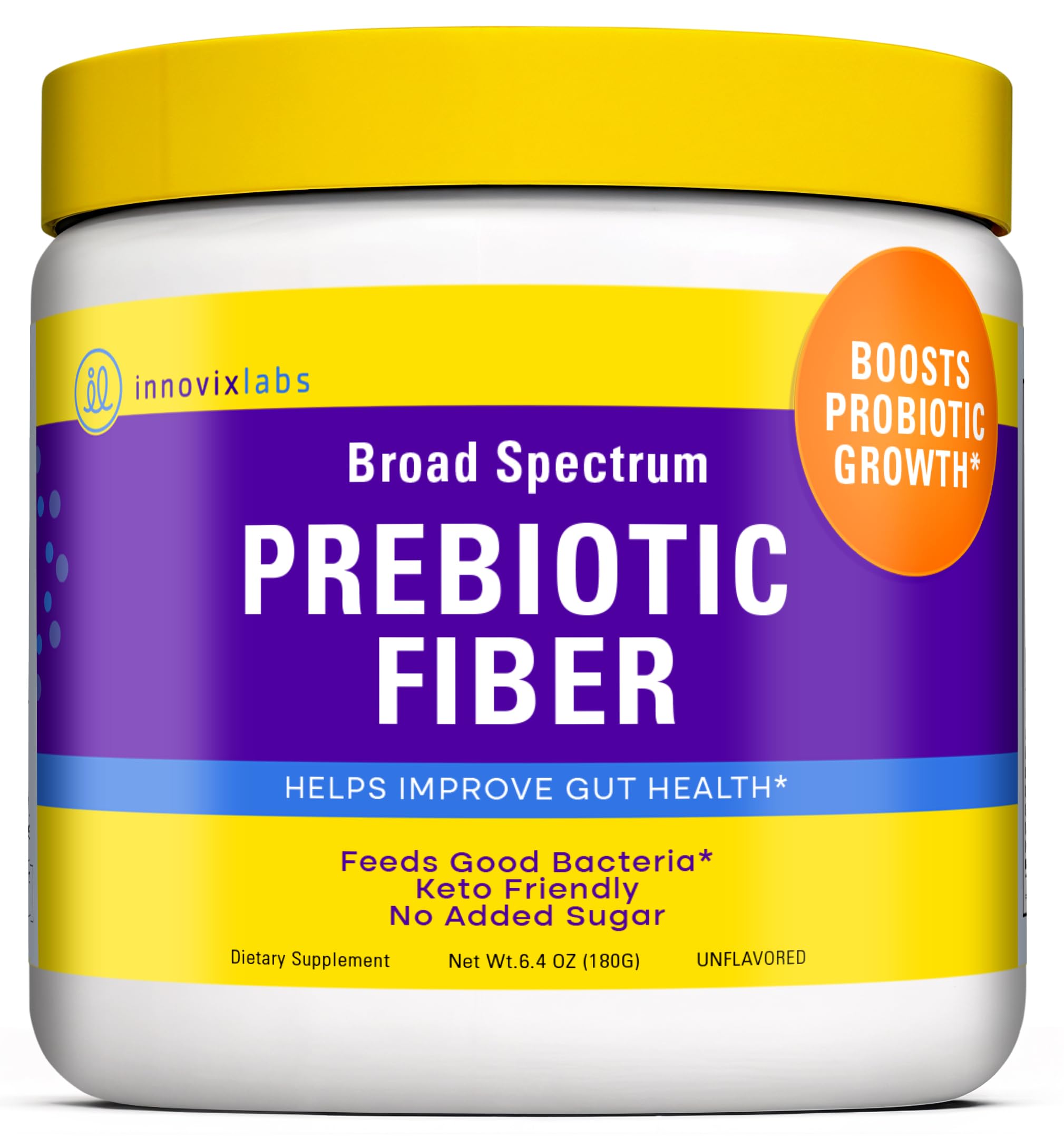 InnovixLabs, Broad Spectrum Prebiotic, Unflavored, 6.4 oz (180 g)