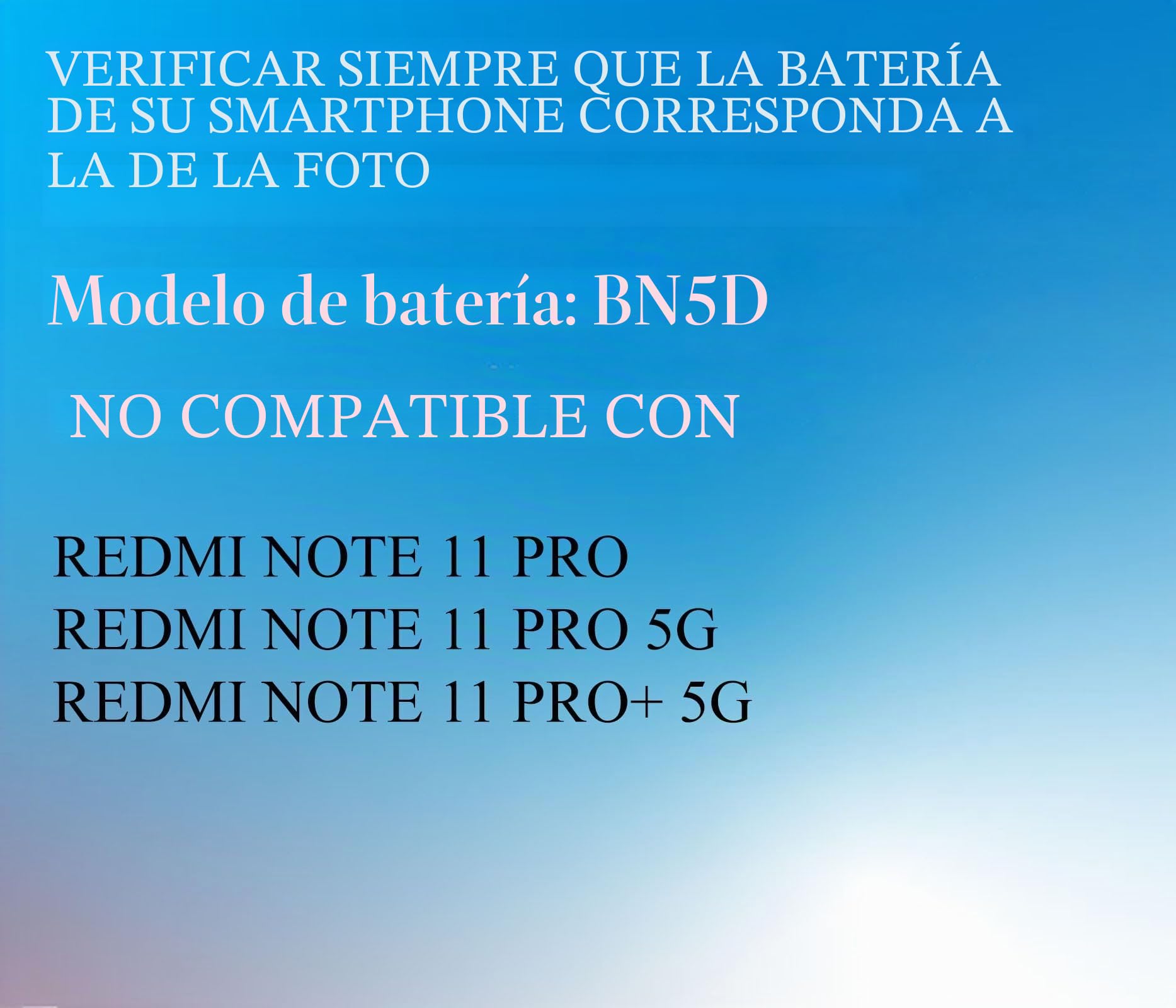 ELLENNE Batería para Xiaomi BN5D Redmi Note 11/11S/Poco M4 Pro + herramientas | Batería para XIAOMI BN5D REDMI NOTE 11 / NOTE 11S / POCO M4 PRO 4G 5000MAH - Nueva con kit de herramientas para el desmontaje