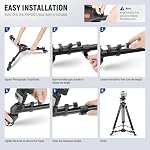 NEEWER Photography Tripod Dolly, Heavy Duty 33lbs Capacity Tripod Wheels with 2 inch Rubber Wheels, Adjustable Leg Mount and Carry Bag for Canon Nikon Sony DSLR Cameras Camcorder Photo Video Lighting