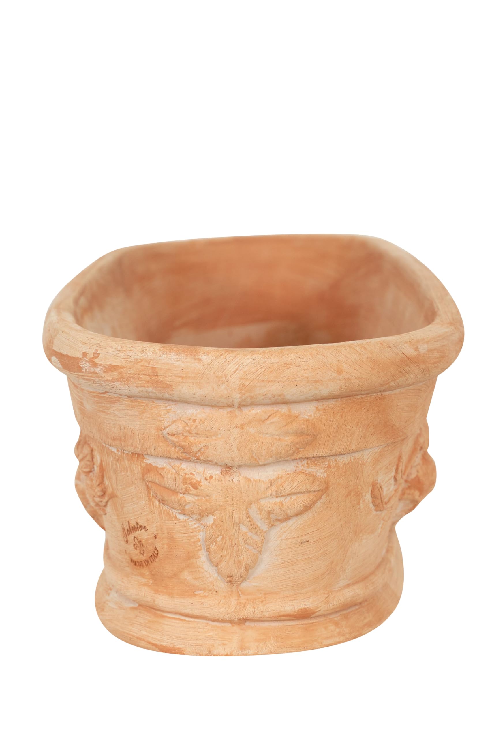 Biscottini Cassetta in Terracotta Artigianale Made in Italy 80x28x19 cm - Fioriera Rettangolare per Piante - Vasi decorativi Esterno e Interno - Ciotola in Terracotta per Fiori -Vaso Moderno Decorato
