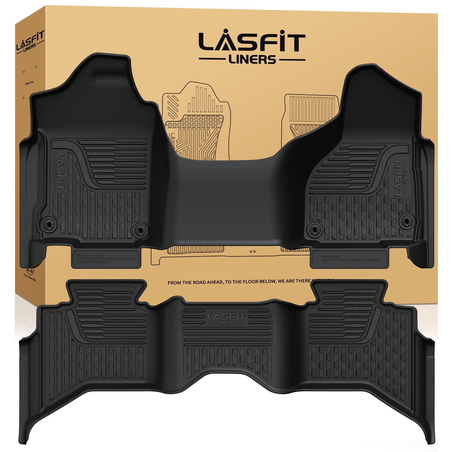 LASFIT Floor Mats for Dodge Ram 1500 2013-2018