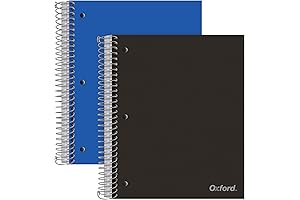 Oxford Spiral Notebooks: Ultimate 3-Section Organization for Academic Excellence