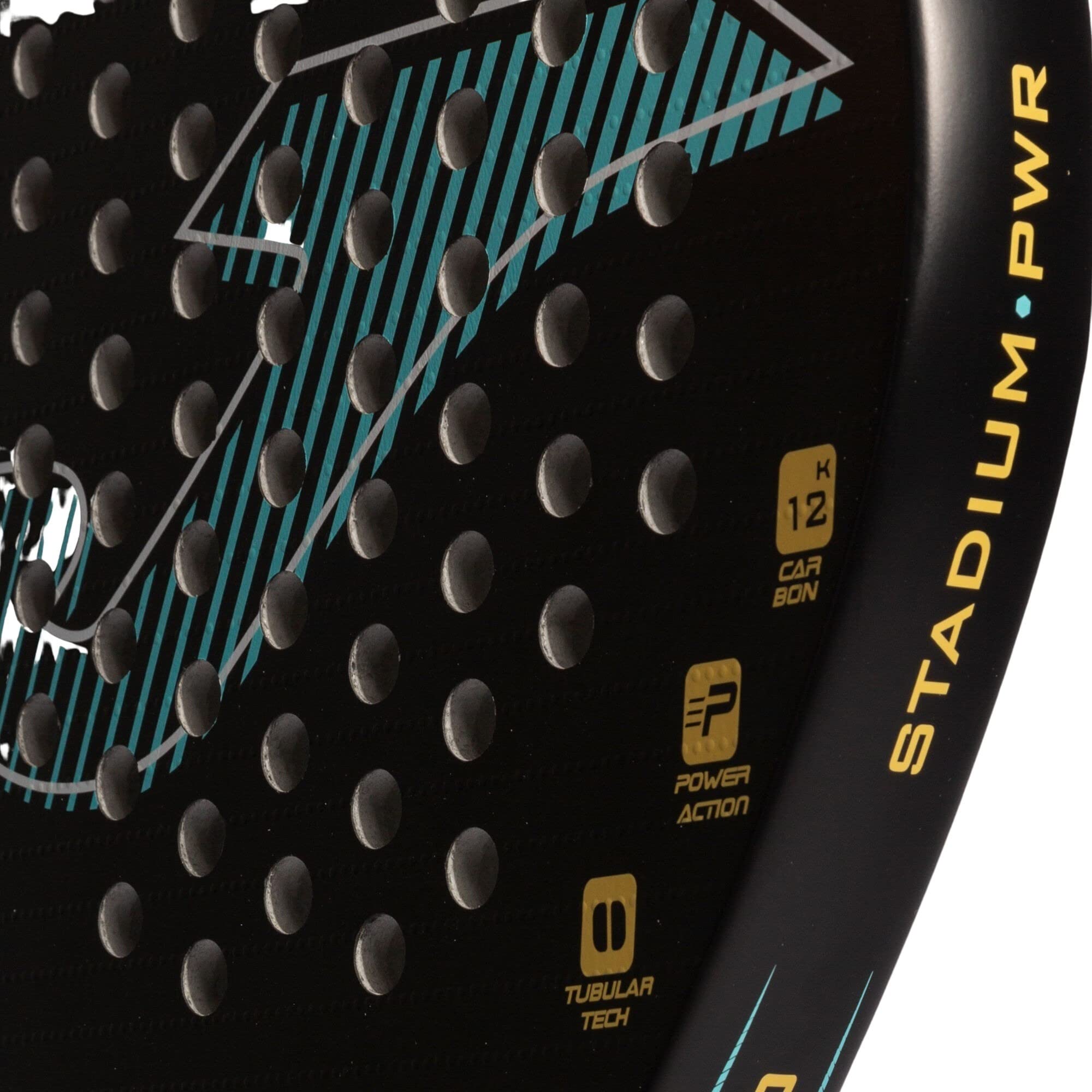 Joma Racchetta da paddle Stadium PWR, nero turchese, taglia unica