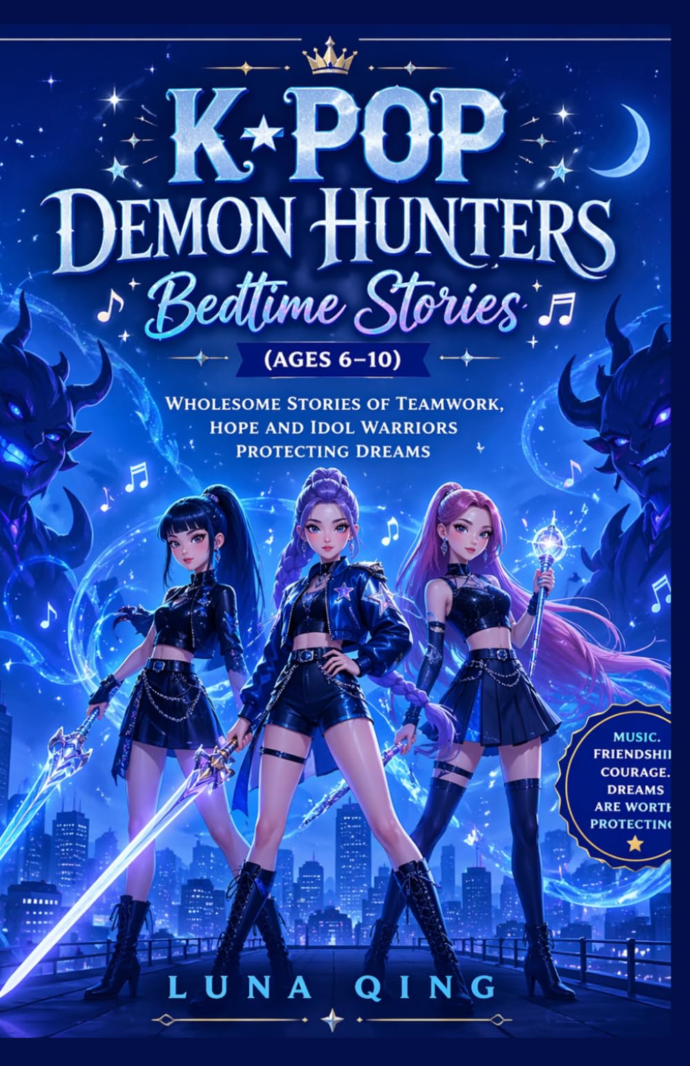 K-Pop Demon Hunters Bedtime Stories (Ages 6–10): Wholesome Stories of Teamwork, Hope and Idol Warriors Protecting Dreams