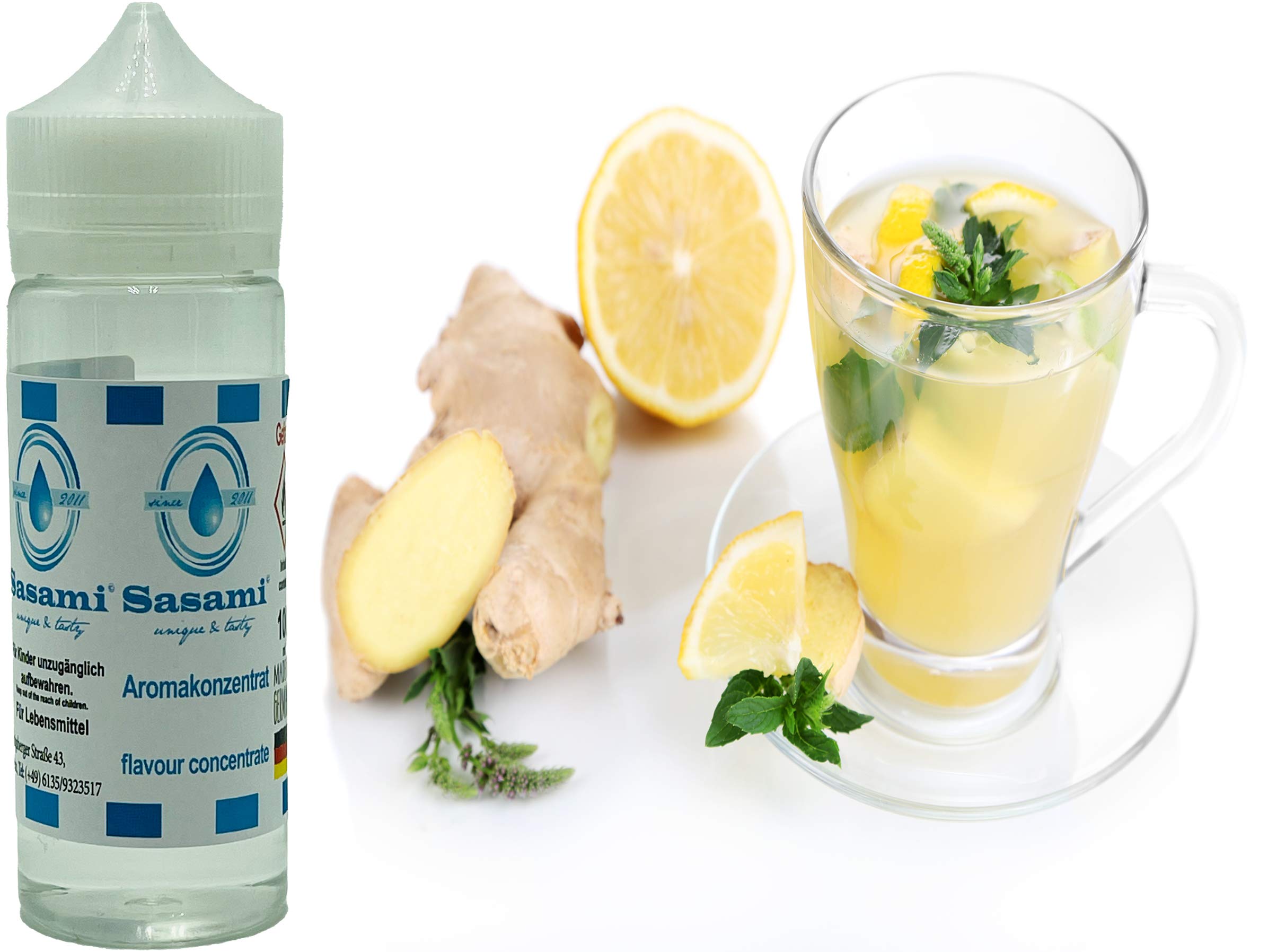 Thé citron gingembre concentré Sasami pour vos pauses revitalisantes