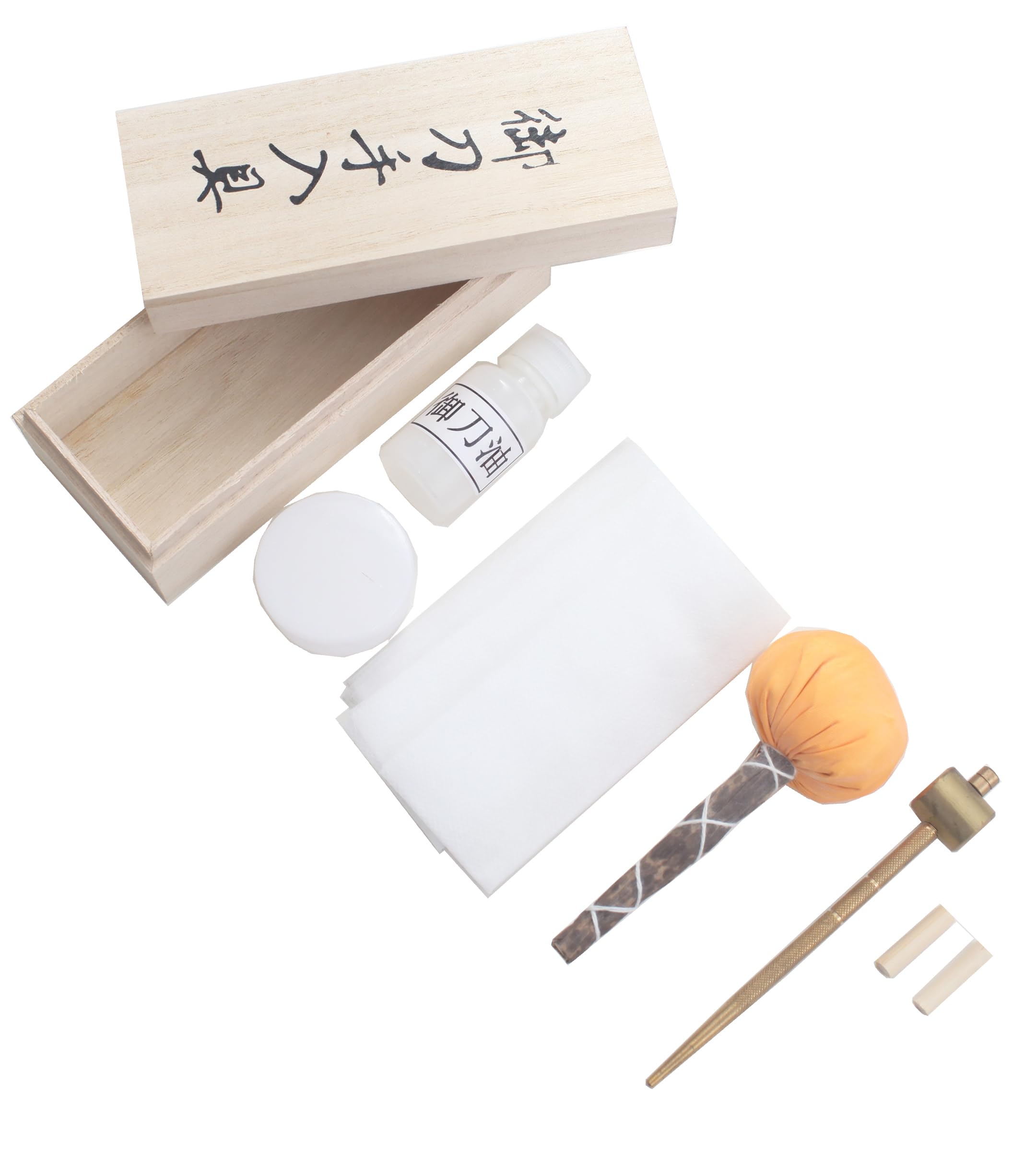Kit Entretien Katana Epee Sabre Coffret en Bois