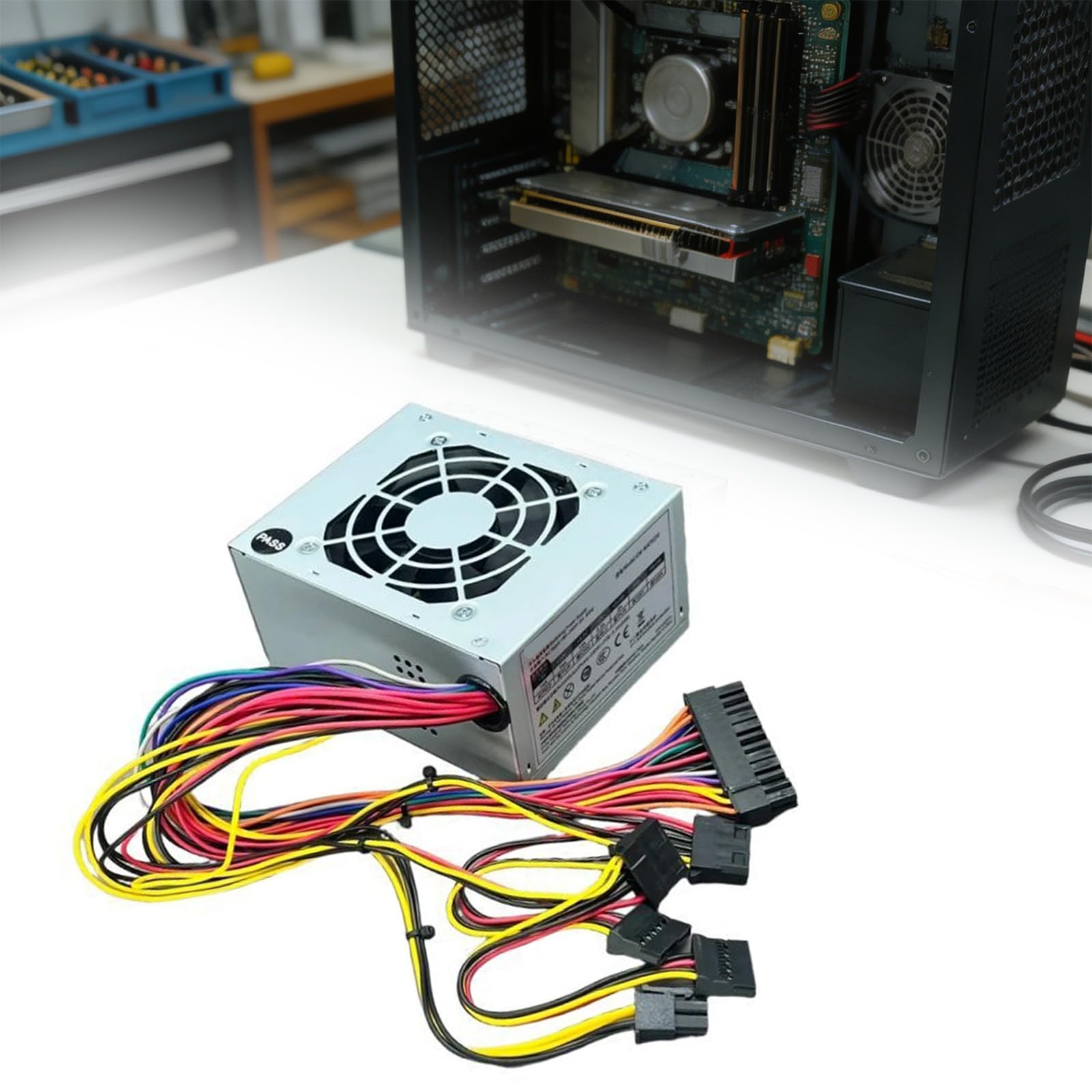 Affidabile Alimentatore per Computer MATX250 da 250 W per Case Piccole Dimensioni e Dotato funzioni Sicurezza Termica Alimentatore ITX
