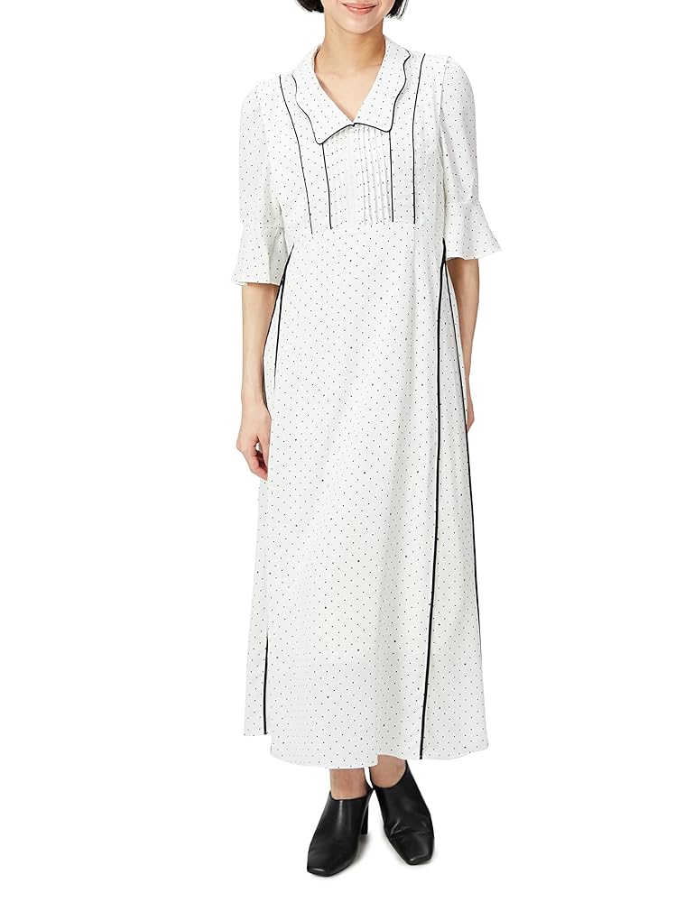 Amazon.co.jp: [スナイデル] パイピングデザインプリントワンピ