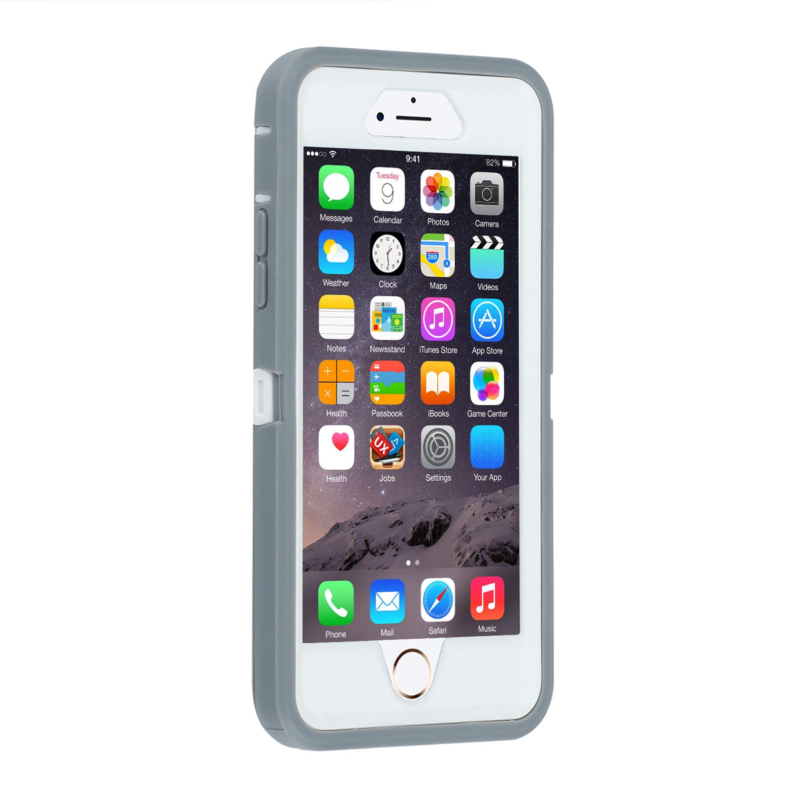 iPhoneケース Poupee phone case foriPhone6/6s Case for iPhone 6/6s, [Heavy Duty] 3 in 1 Built-in Screen