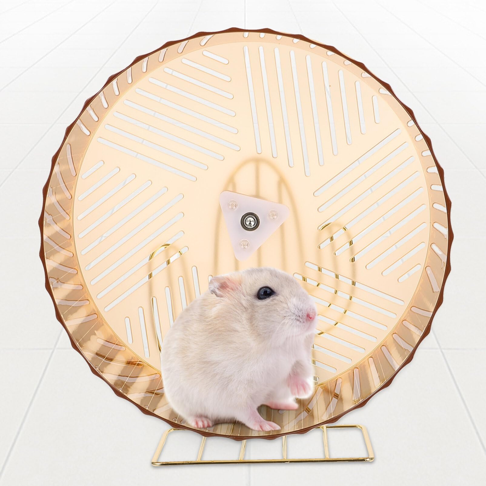 Happyyami Rueda para Hámster Soporte Juguete De Ejercicio para Animales Pequeños para Chinchillas y Ratas Estable y Silenciosa Color Aleatorio