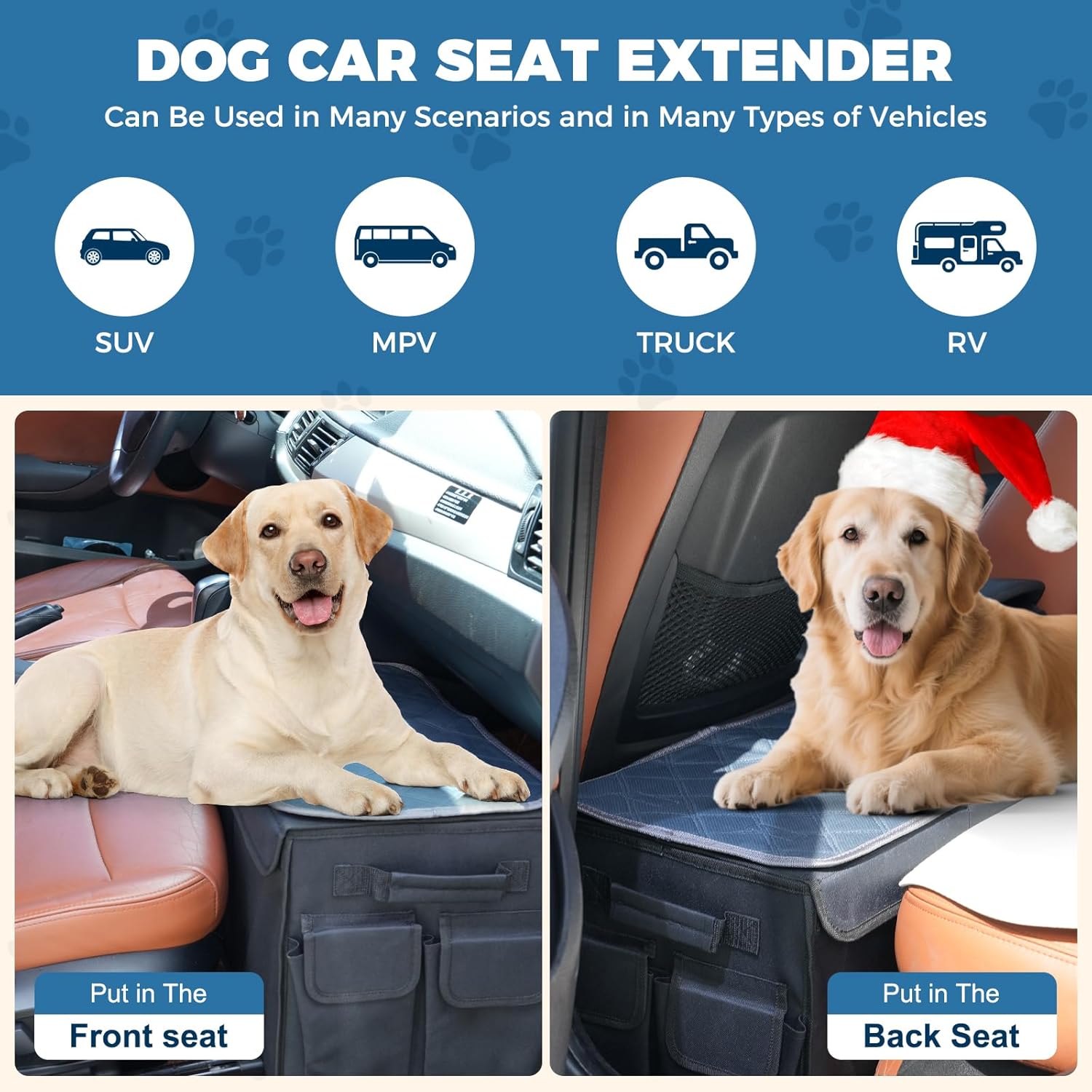 Dog Seat Extender for Large Dogs, Back or Front... 13 Dog Seat Extender for Large Dogs, Back or Front...