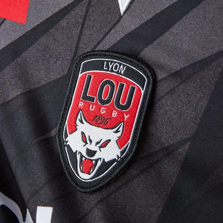Maillot Rugby Lyon Lou Rugby Domicile, Noir
