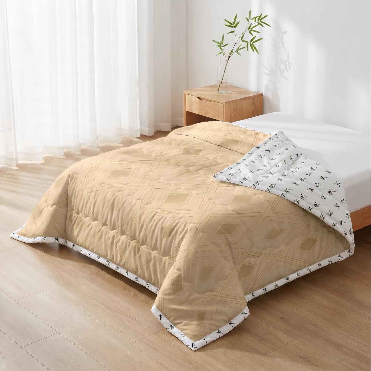 Odot Edredón sin Funda 2.5 TOG (Diamante 6,200x220cm) | Relleno de Microfibra Suave y Transpirable. Edredón de Verano Ligero y Lavable para Noches Cálidas de Verano y uso Diario