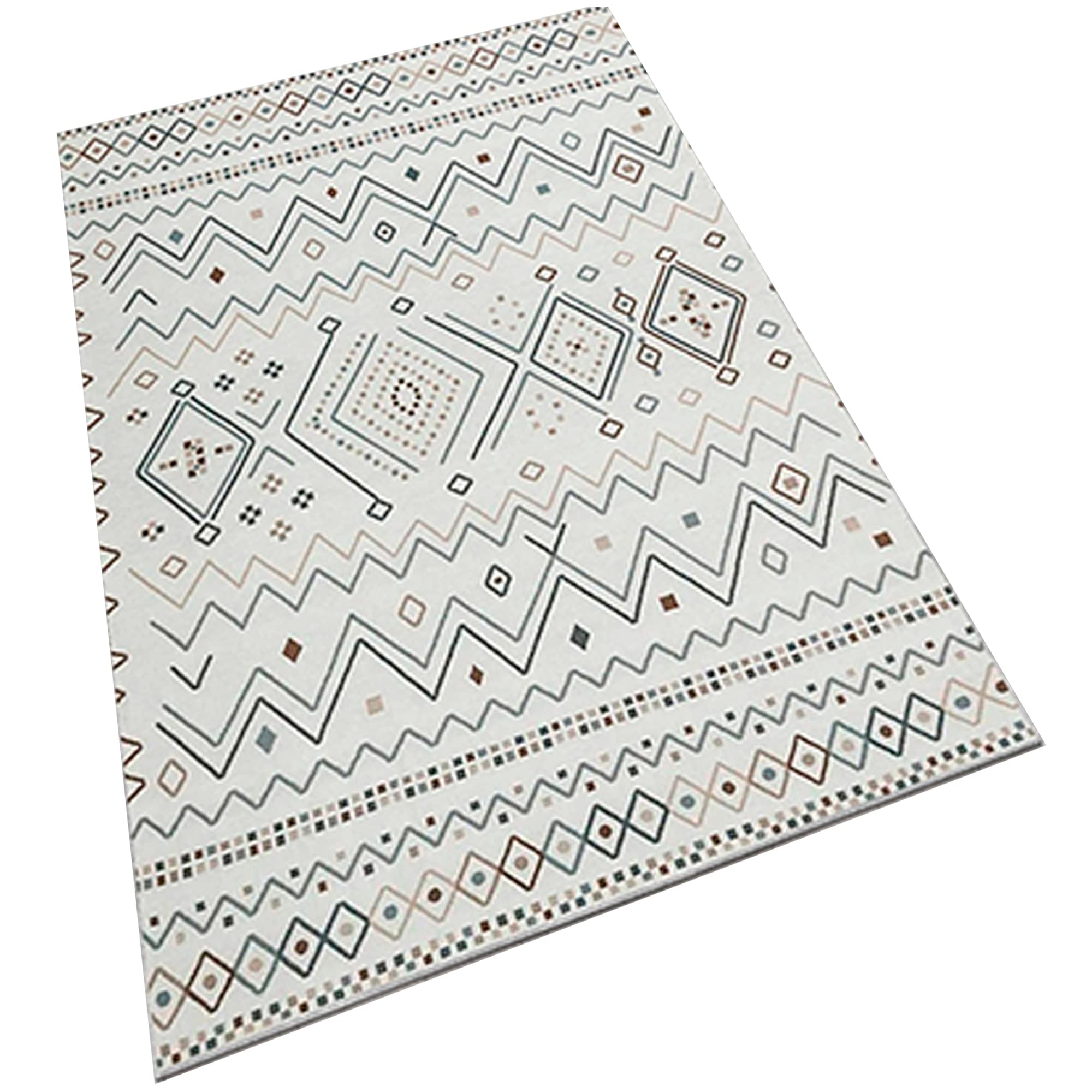 Printed Polyester Rug 80 x 120 cm