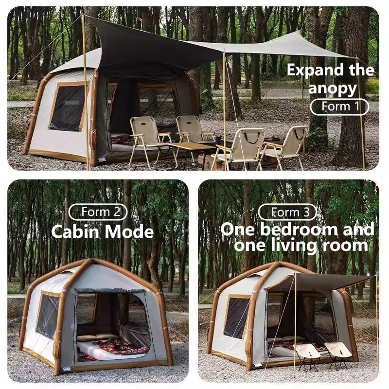 Carpa Inflable para Camping, Refugio Portátil Resistente al Agua miniatura 6