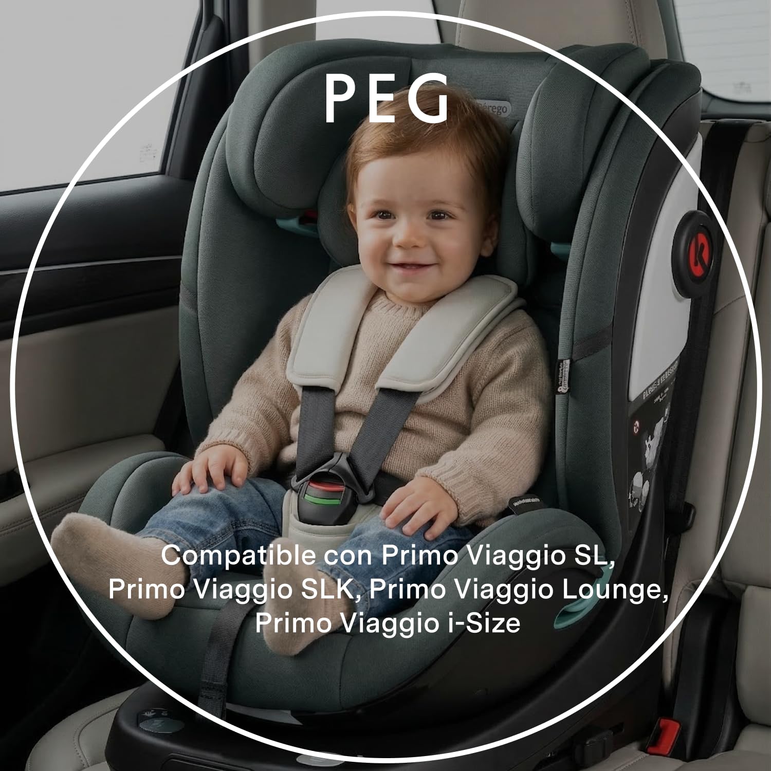 PEG Clima Cover - Funda Termorreguladora de TENCEL™ para Portabebés Primo Viaggio (Modelos SL, i-Size, Lounge, SLK)