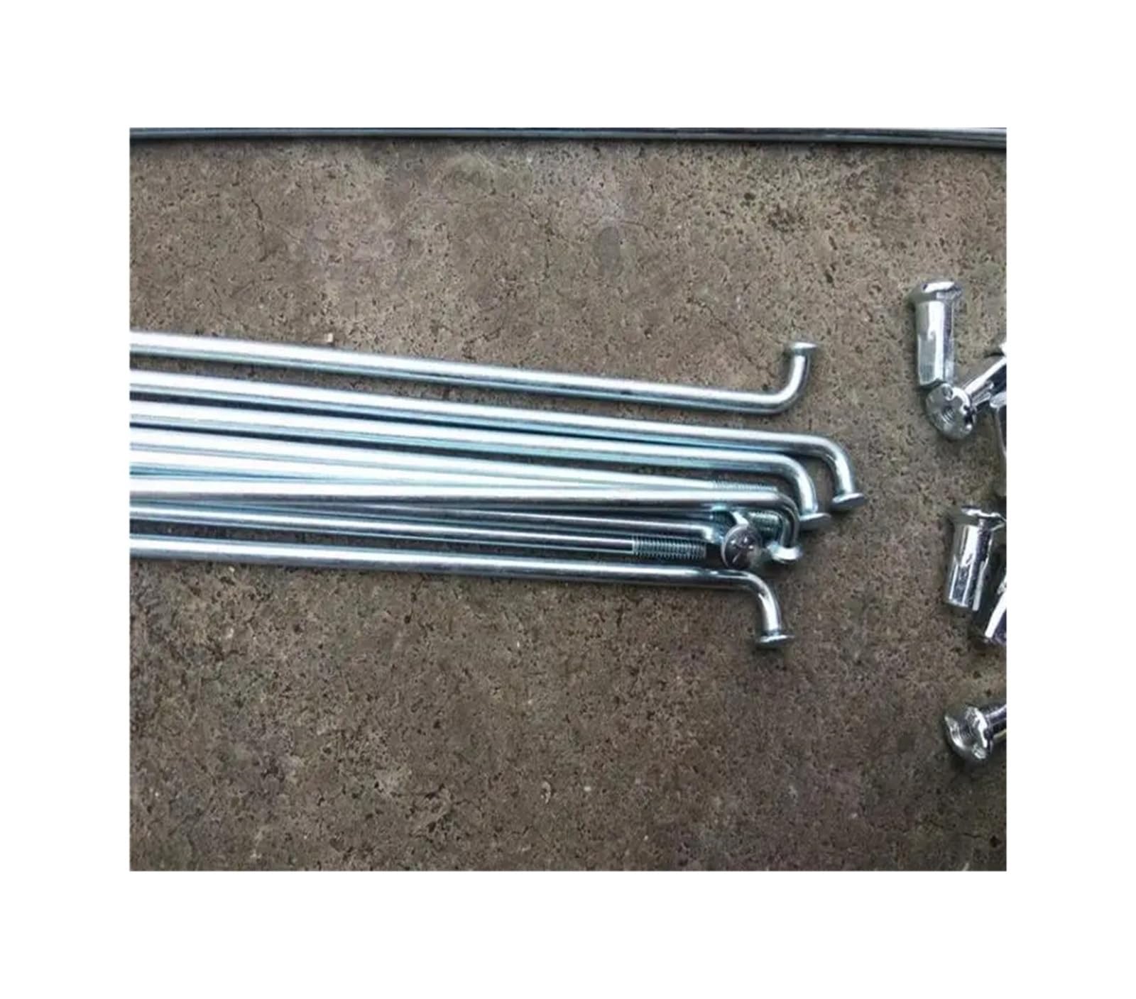 Rayons De Vélo Worksman – Calibre 10 (3mm), Longueur 268mm, Lot De 10 Avec Mamelons 22mm