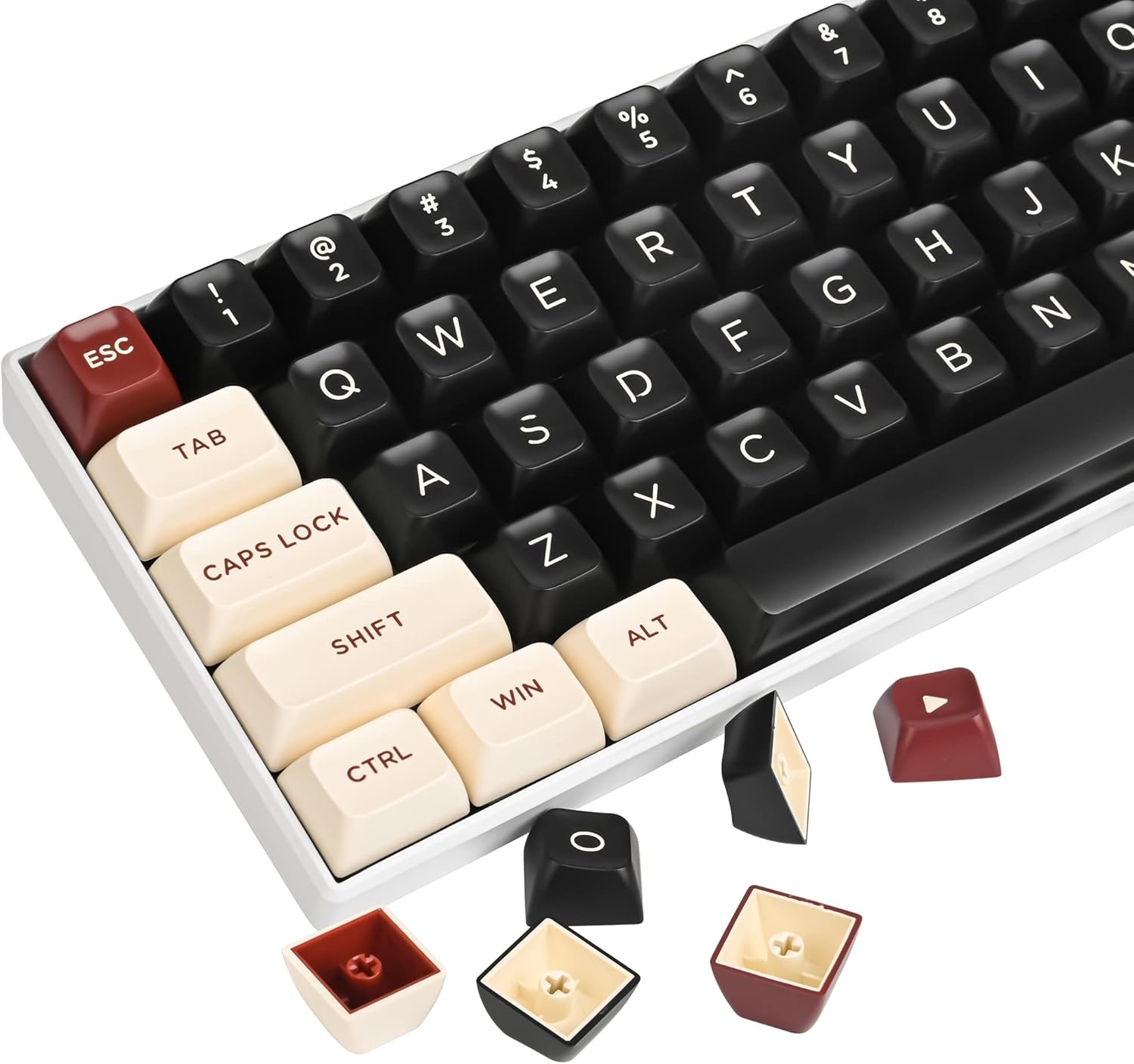 Taeeiancd Rome ASA Gaming Keycaps, Keycaps 60 Percent 150