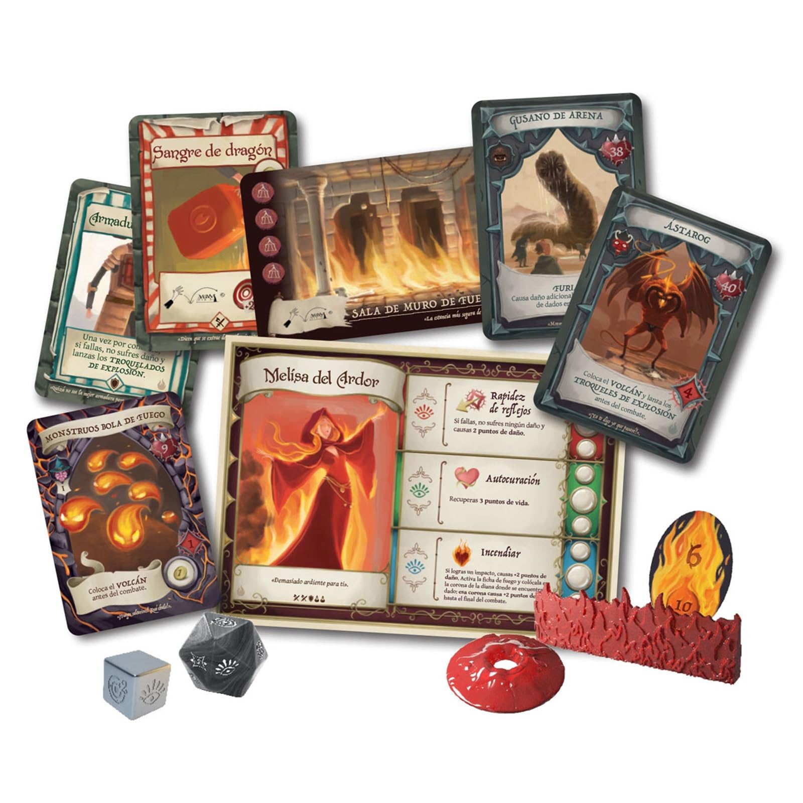 Devir - Dungeon Fighter: Expansión Salas del Magma Perverso, Juego de Mesa, Juego de Mesa con Amigos Divertido, PartyGame, +8 (BGDUFMASP)