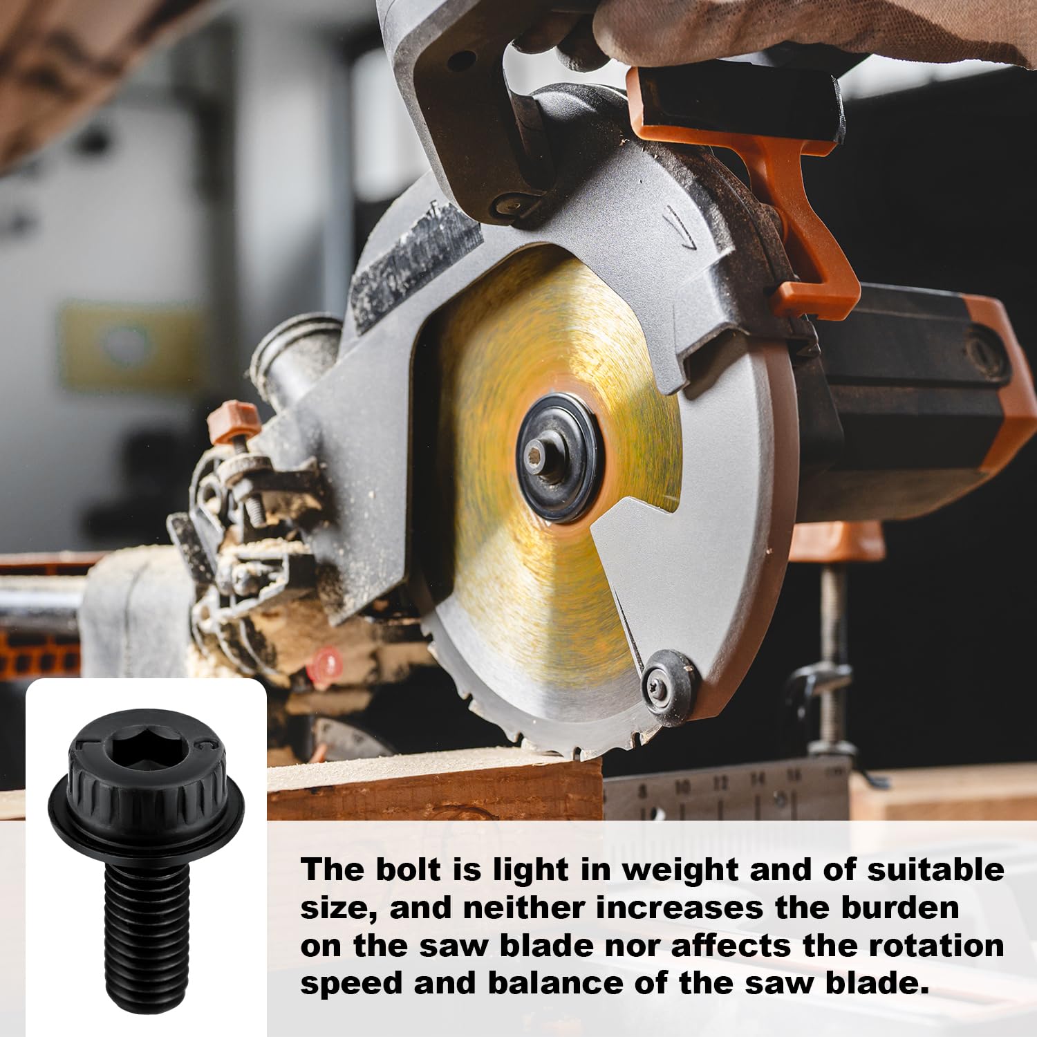 2pz Bulloni per Lame per Seghe Troncatrici, N600011 Bullone di Ricambio per Lame per Seghe Troncatrici Accessori Compatibili con Dewalt Serie di Modelli di Seghe Troncatrici
