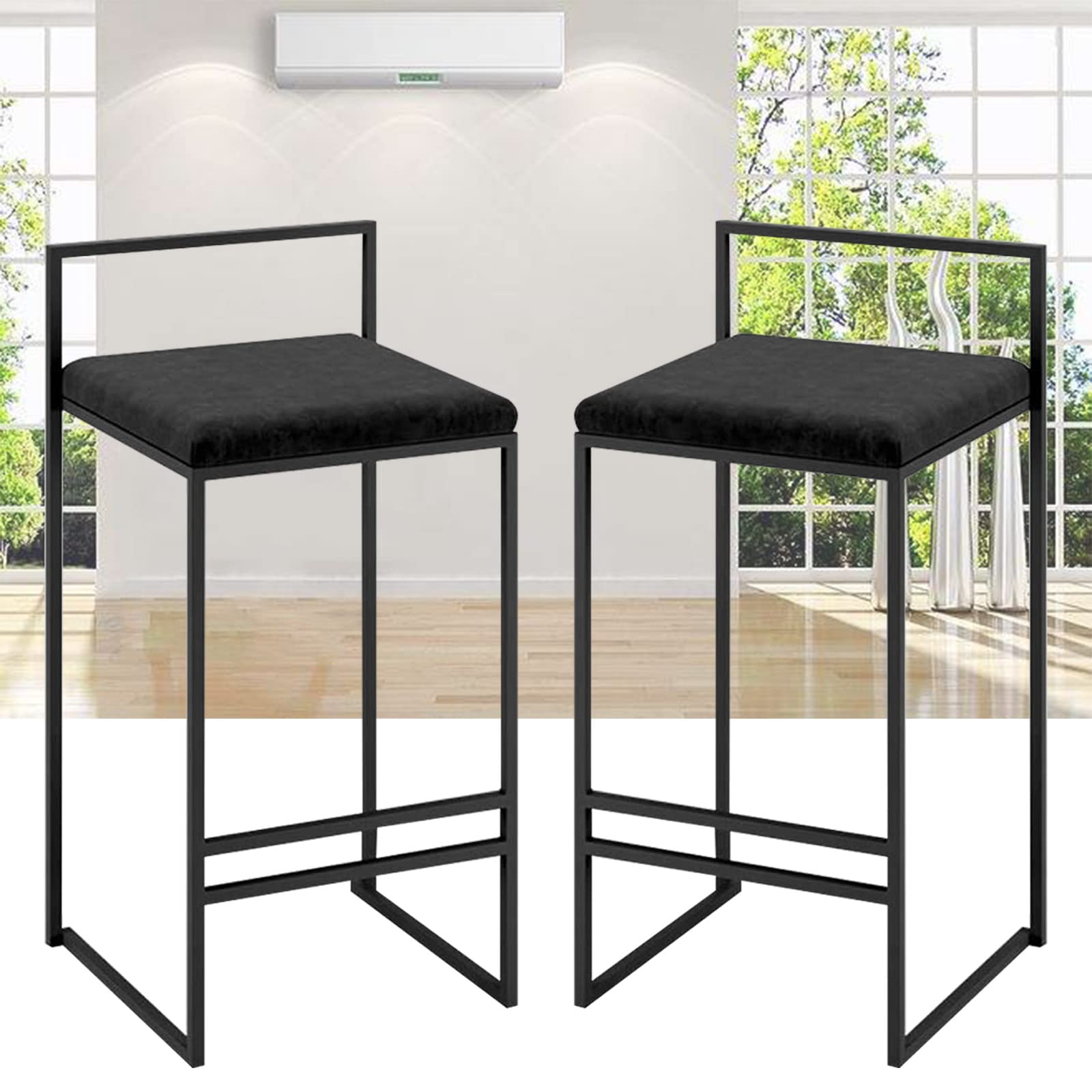 Siège de cuisine confortable : tabourets de bar hauteur 66cm pour soulager le dos